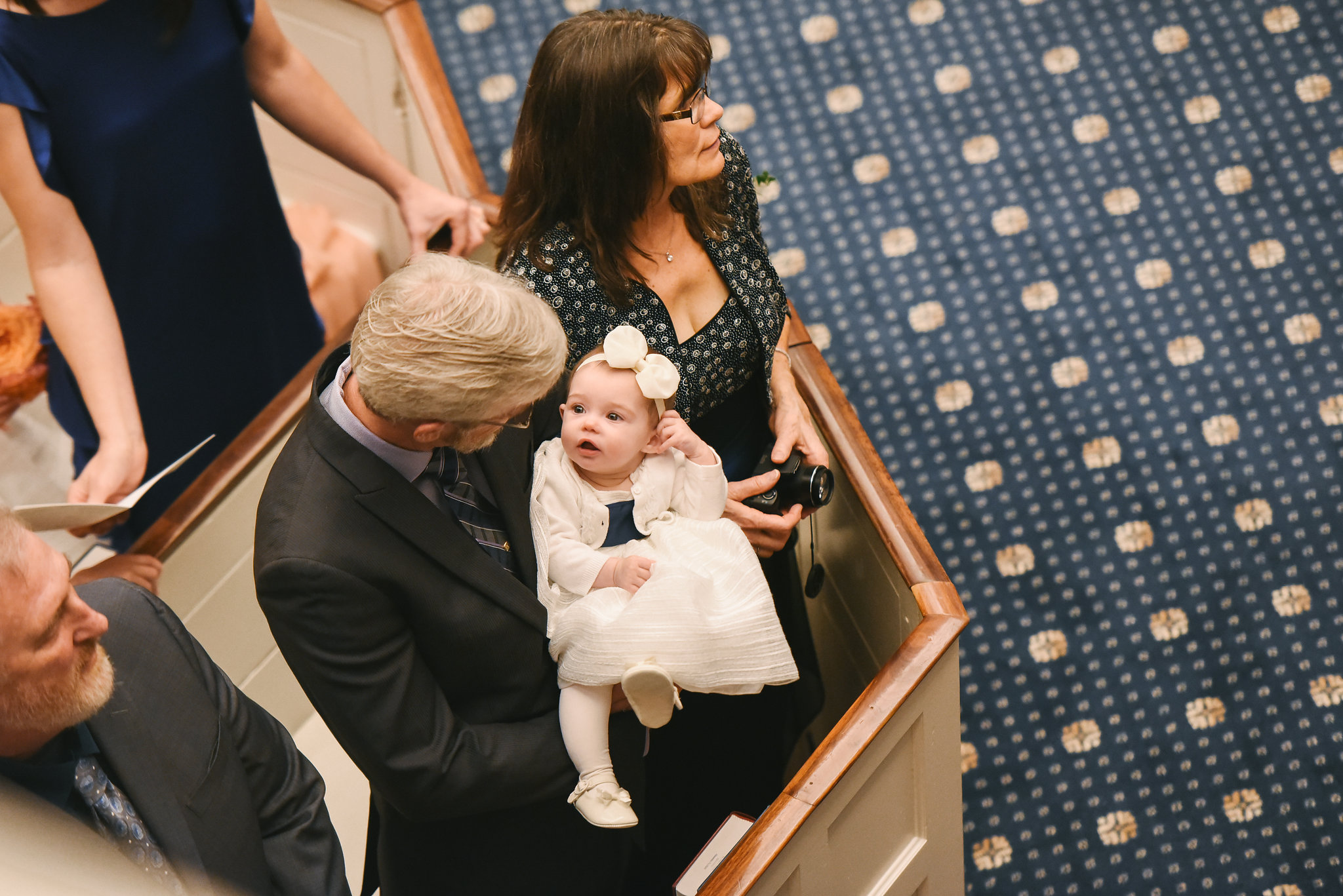 Alexandria, DC, St. Paul’s Episcopal Church, Church Wedding, Ceremony, Wedding Guests, Baby