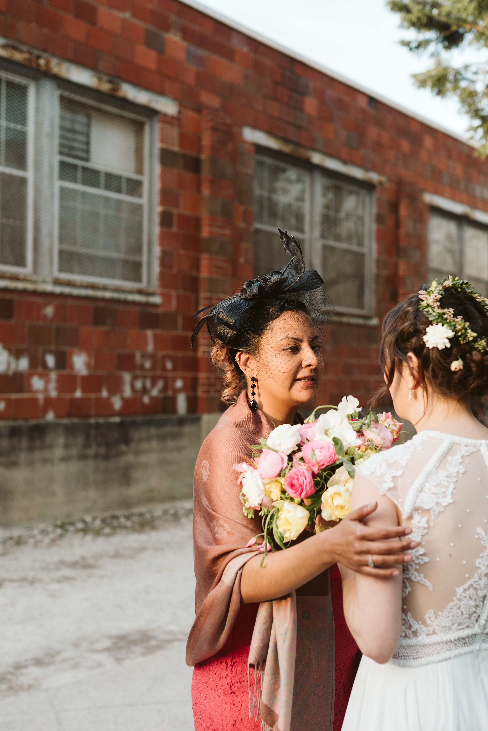  Baltimore, Maryland Wedding Photographer, Hampden, Eco-Friendly, Green, The Elm, Simple and Classic, Vintage, Friends Congratulating Bride 