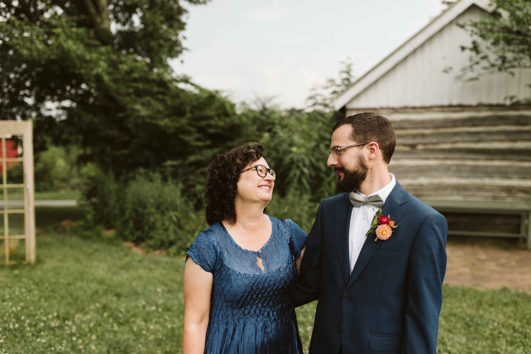 Rocklands Farm, Maryland, Intimate Wedding, Baltimore Wedding Photographer, Sungold Flower Co, Rustic, Romantic, Barn Wedding, Groom with Mother of the Groom, Family Portrait