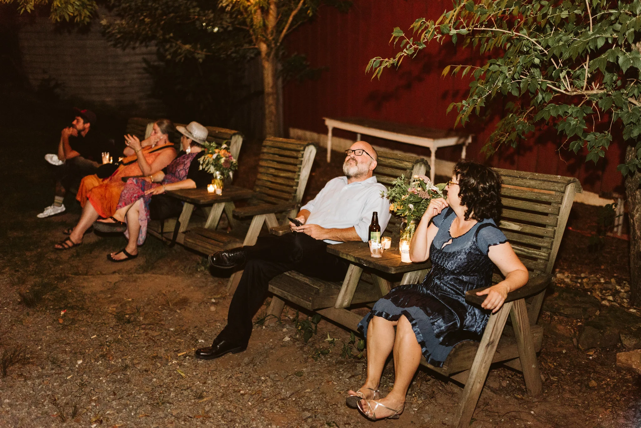 Rocklands Farm, Maryland, Intimate Wedding, Baltimore Wedding Photographer, Sungold Flower Co, Rustic, Romantic, Barn Wedding, Wedding Guests Enjoying the Outdoors