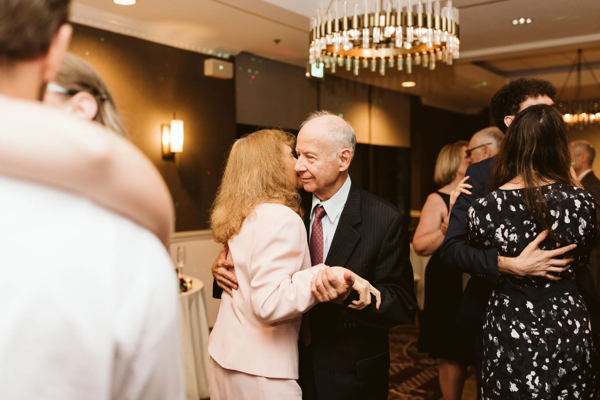 Phoenix Maryland, Baltimore Wedding Photographer, Eagle’s Nest Country Club, Classic, Romantic, Older Couple Sweetly Dancing at Reception
