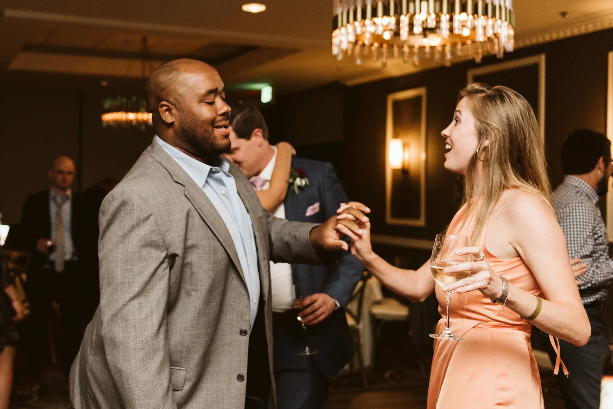 Phoenix Maryland, Baltimore Wedding Photographer, Eagle’s Nest Country Club, Classic, Romantic, Couple Dancing and Singing at Reception