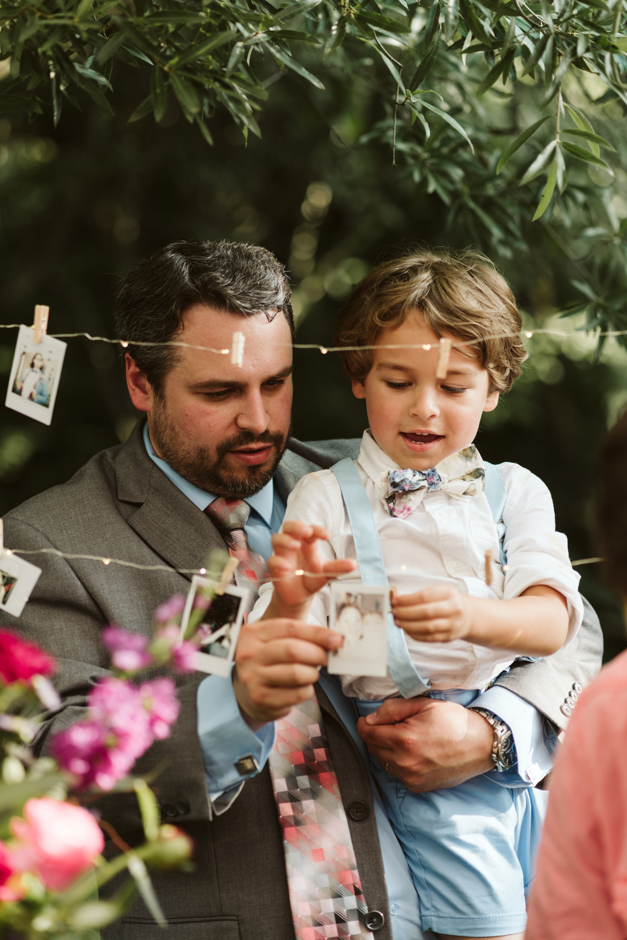 Annapolis, Quaker Wedding, Maryland Wedding Photographer, Intimate, Small Wedding, Vintage, DIY, Father and Son at Wedding Reception, Cute Photo of Family