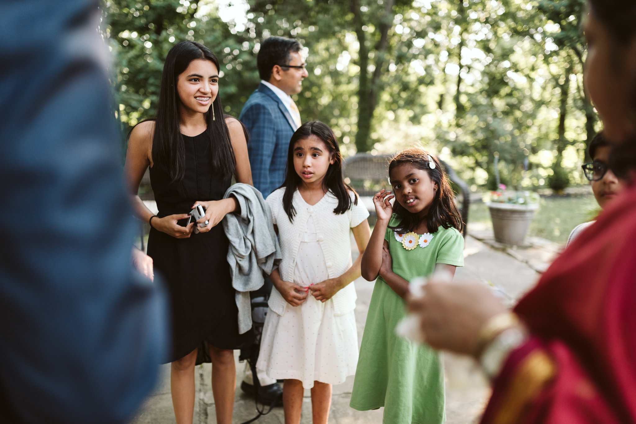  Ellicott City, Baltimore Wedding Photographer, Wayside Inn, Summer Wedding, Romantic, Traditional, Little Girls at Wedding Ceremony 