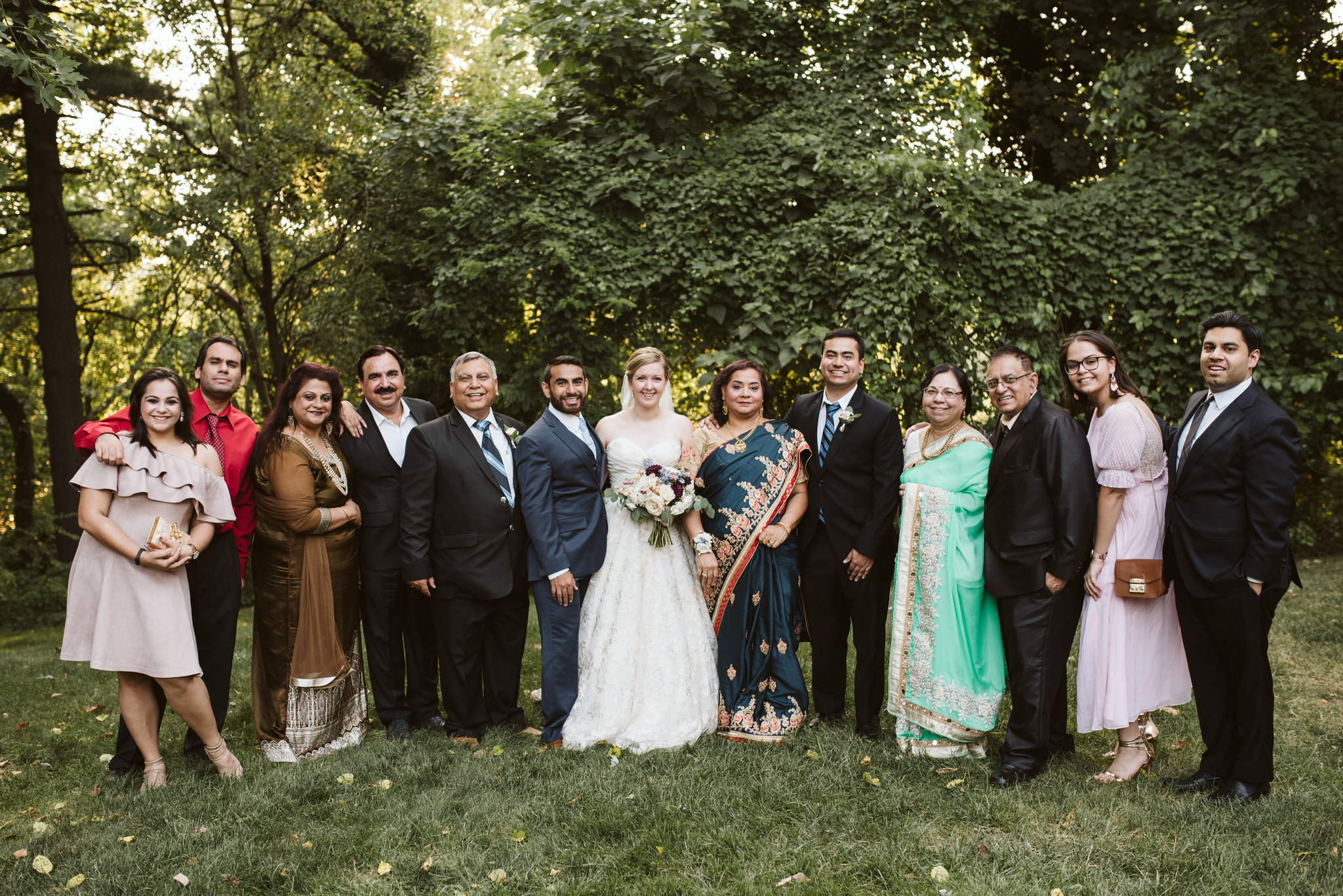  Ellicott City, Baltimore Wedding Photographer, Wayside Inn, Summer Wedding, Romantic, Traditional, Portrait of Bride and Groom with Family 