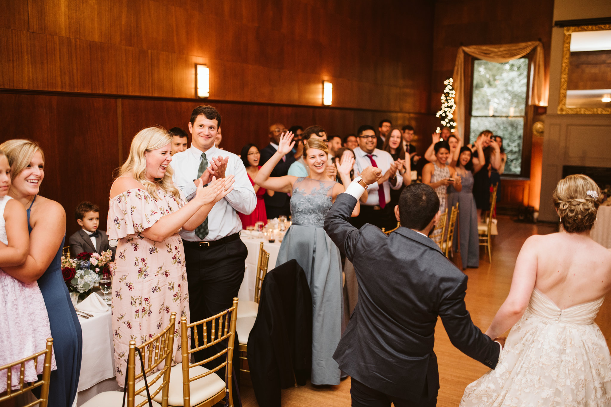  Ellicott City, Baltimore Wedding Photographer, Wayside Inn, Summer Wedding, Romantic, Traditional, Bride and groom Entering Reception, Just Married 