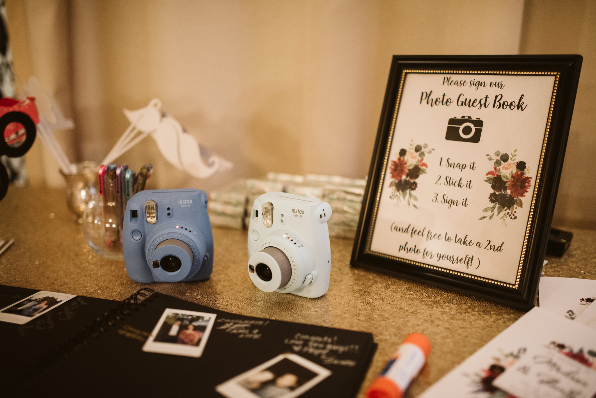  Ellicott City, Baltimore Wedding Photographer, Wayside Inn, Summer Wedding, Romantic, Traditional, Polaroid Table at Reception, Photo Booth 