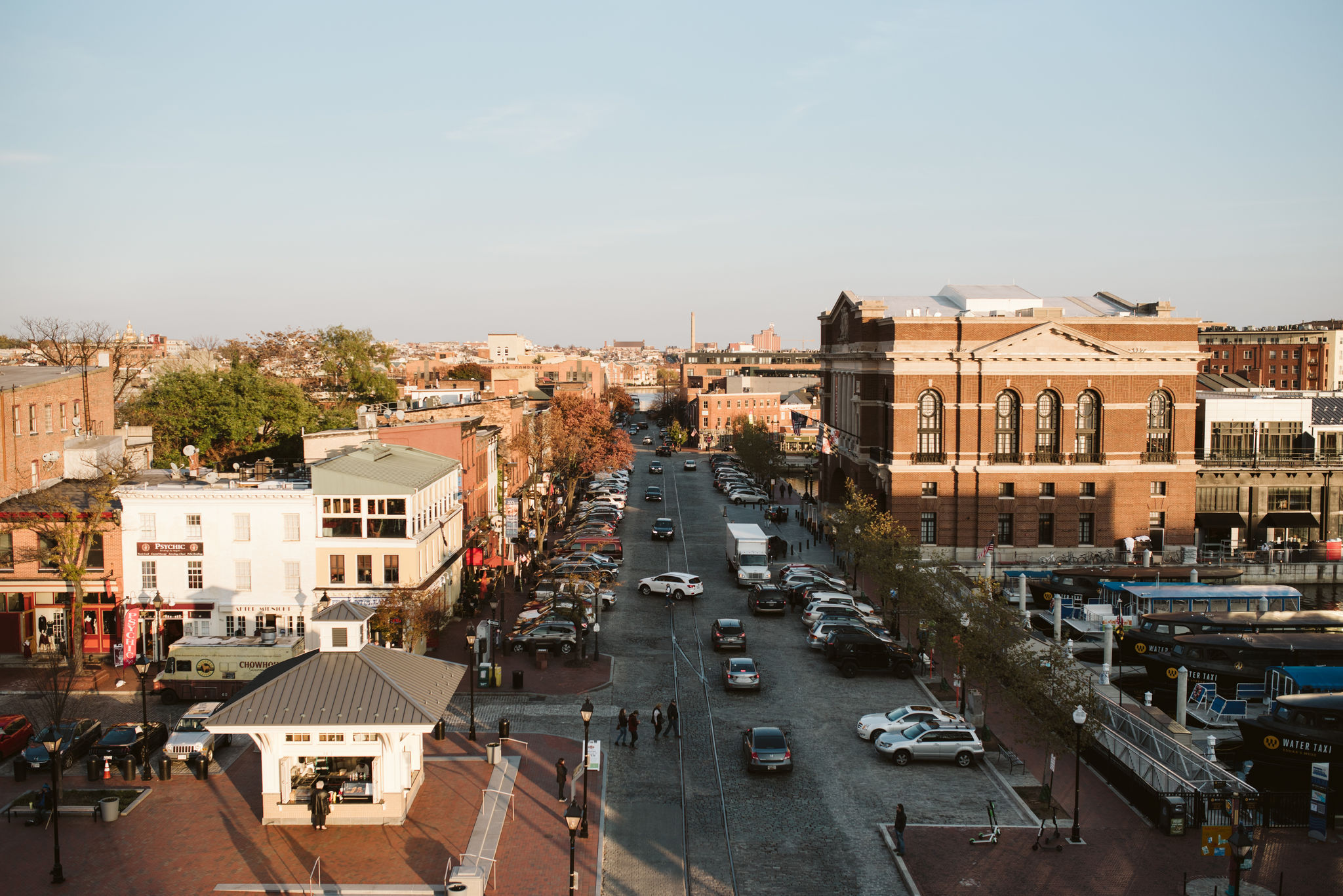  Baltimore, Fells Point, Maryland Wedding Photographer, Winter Wedding, Historic, Classic, Vintage, Aerial View of Fells Point 