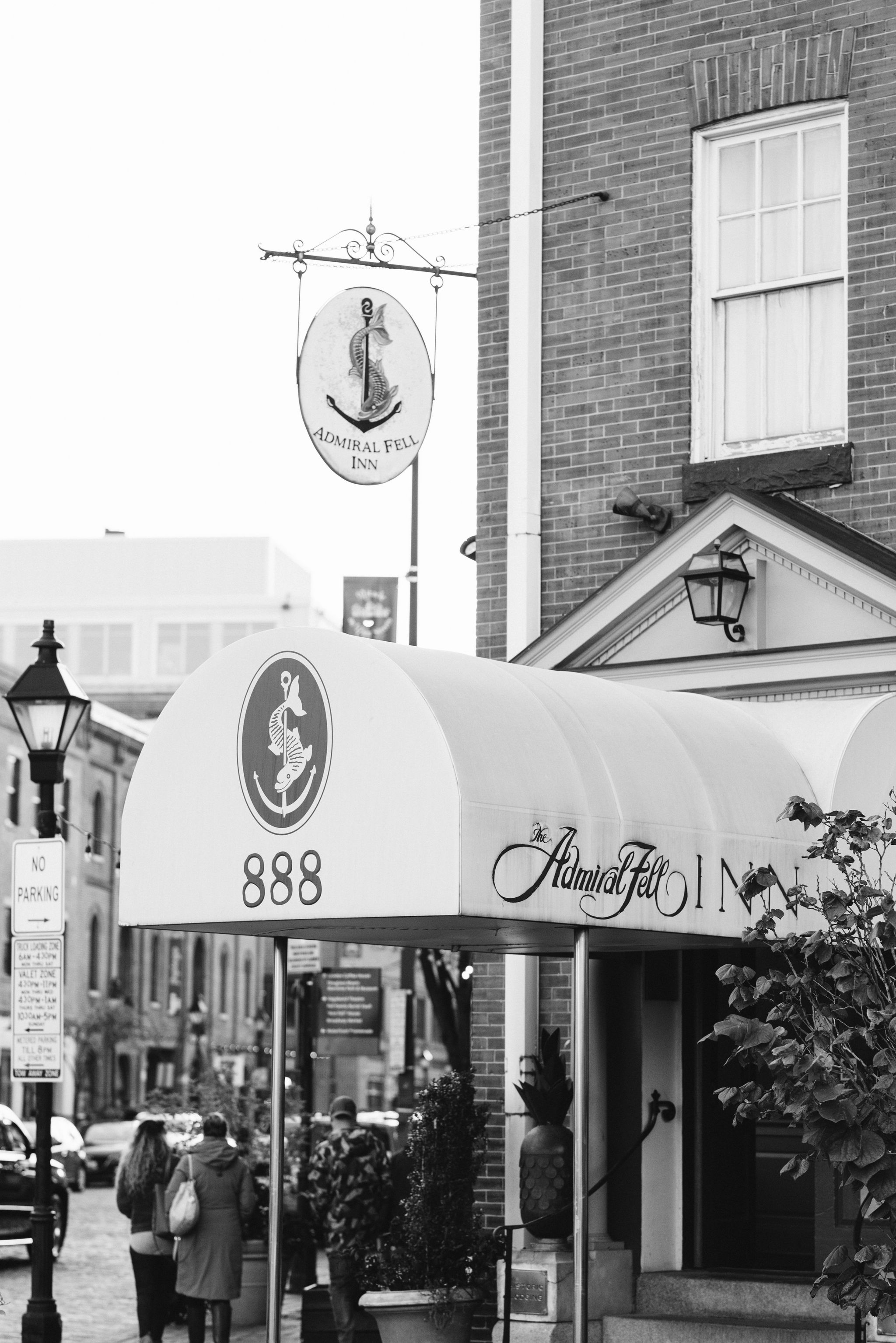  Baltimore, Fells Point, Maryland Wedding Photographer, Winter Wedding, Historic, Classic, Vintage, Admiral Fell Inn, Venue Photo, Black and White Photo 