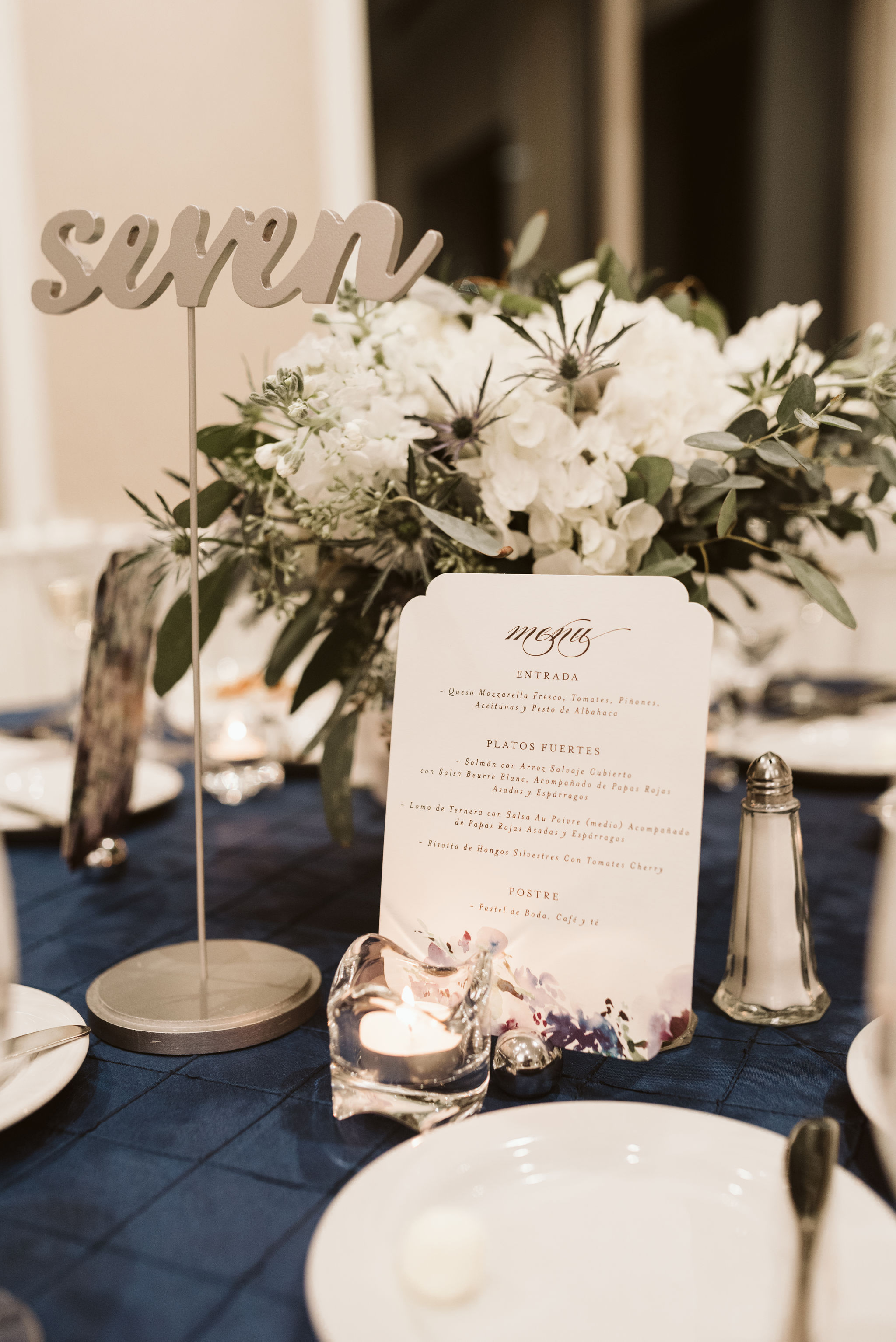  Baltimore, Fells Point, Maryland Wedding Photographer, Winter Wedding, Historic, Classic, Vintage, Table Settings, Centerpieces and Table Numbers, Closeup of Menu 