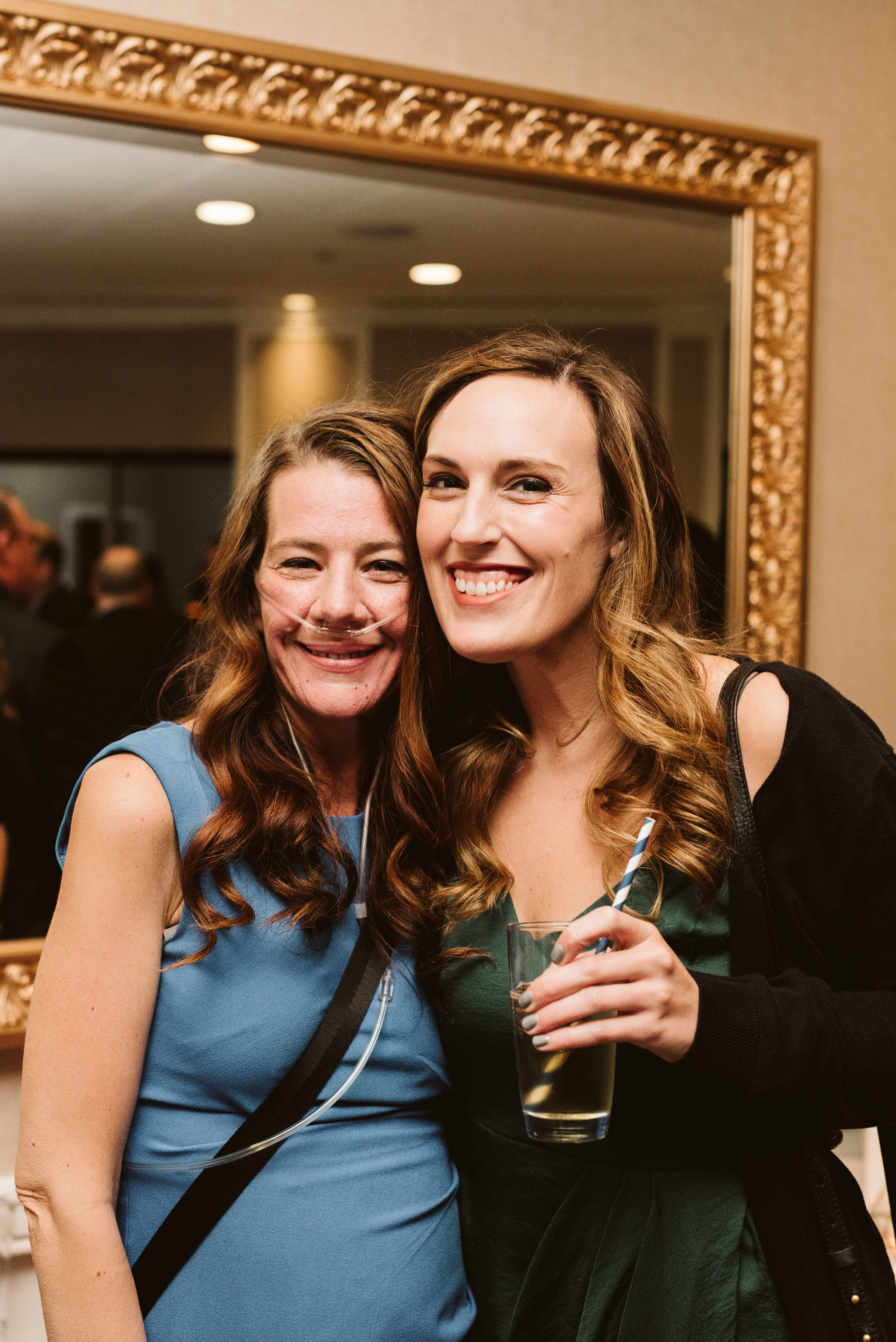  Baltimore, Fells Point, Maryland Wedding Photographer, Winter Wedding, Historic, Classic, Vintage, Portrait of Friends at Reception, Guests Laughing Together 