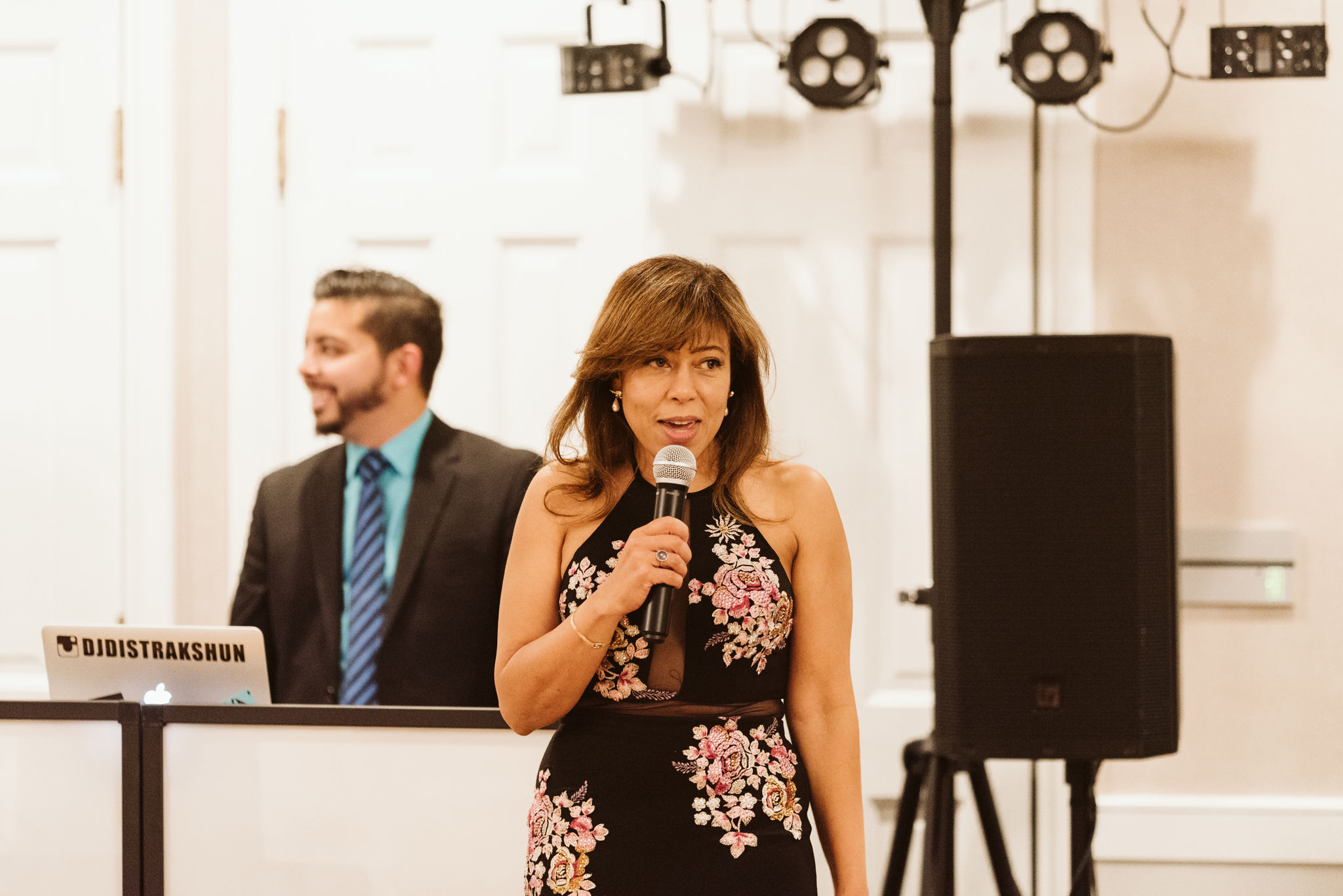  Baltimore, Fells Point, Maryland Wedding Photographer, Winter Wedding, Historic, Classic, Vintage, Family Giving a Speech at Reception, djdistraxnmedia 