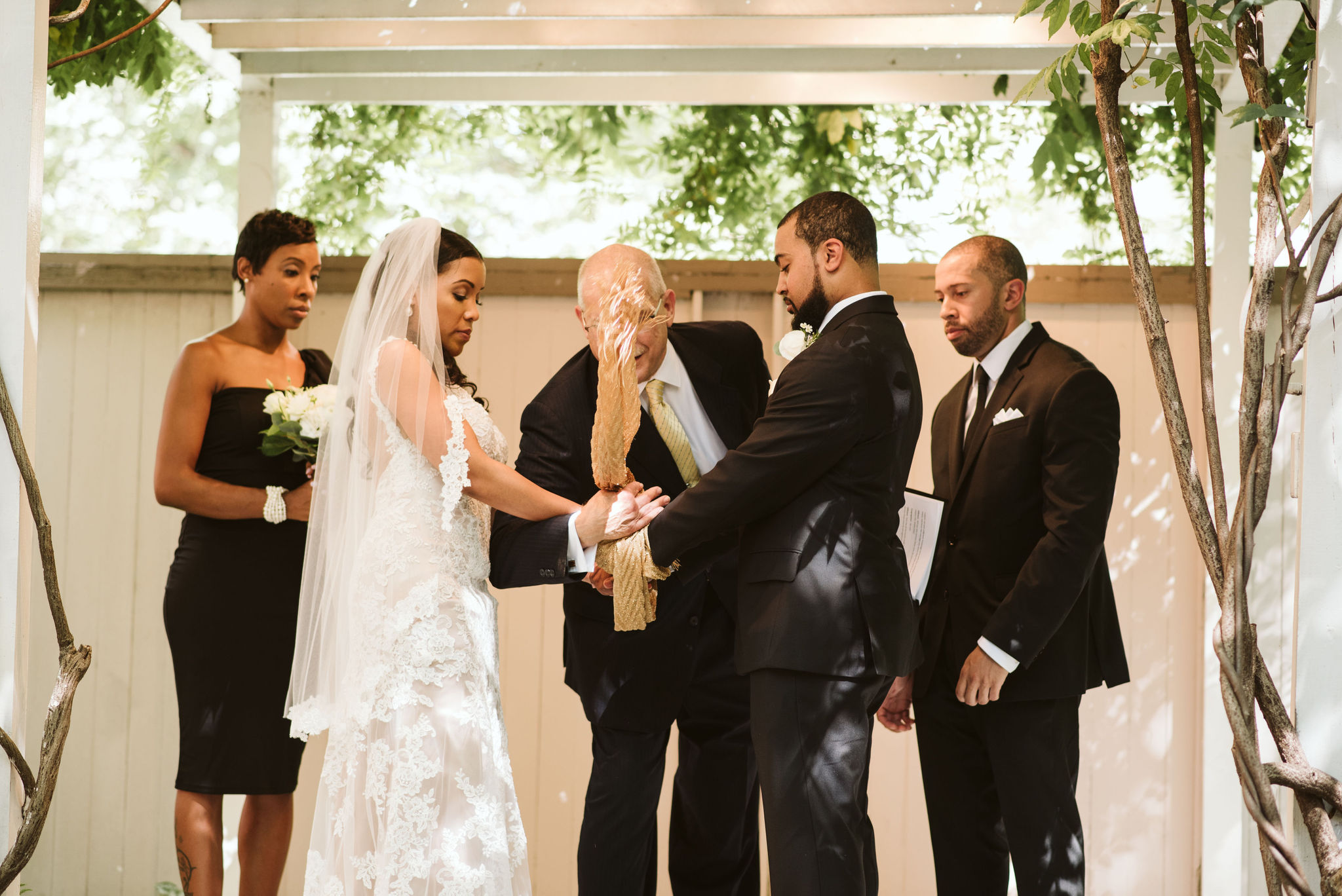  Baltimore, Maryland Wedding Photographer, Mount Vernon, Chase Court, Classic, Outdoor Ceremony, Garden, Romantic, Bride and Groom Handfasting Ceremony, Hand Binding 