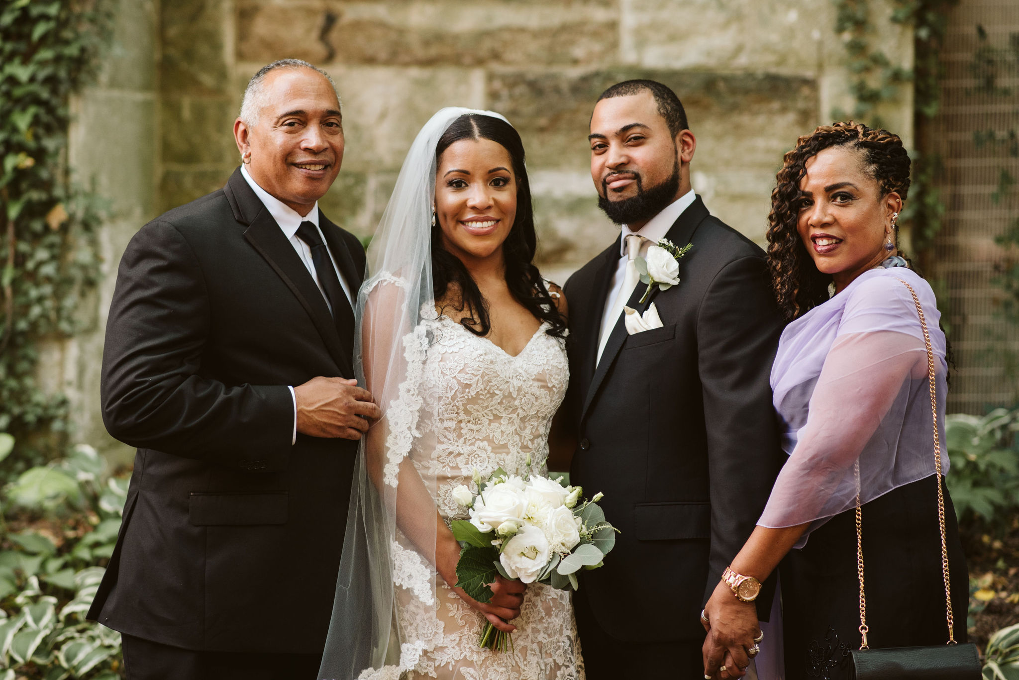  Baltimore, Maryland Wedding Photographer, Mount Vernon, Chase Court, Classic, Outdoor Ceremony, Garden, Romantic, Portrait of Bride and Groom with Groom’s Parents, Mother of the Groom, Father of the Groom 