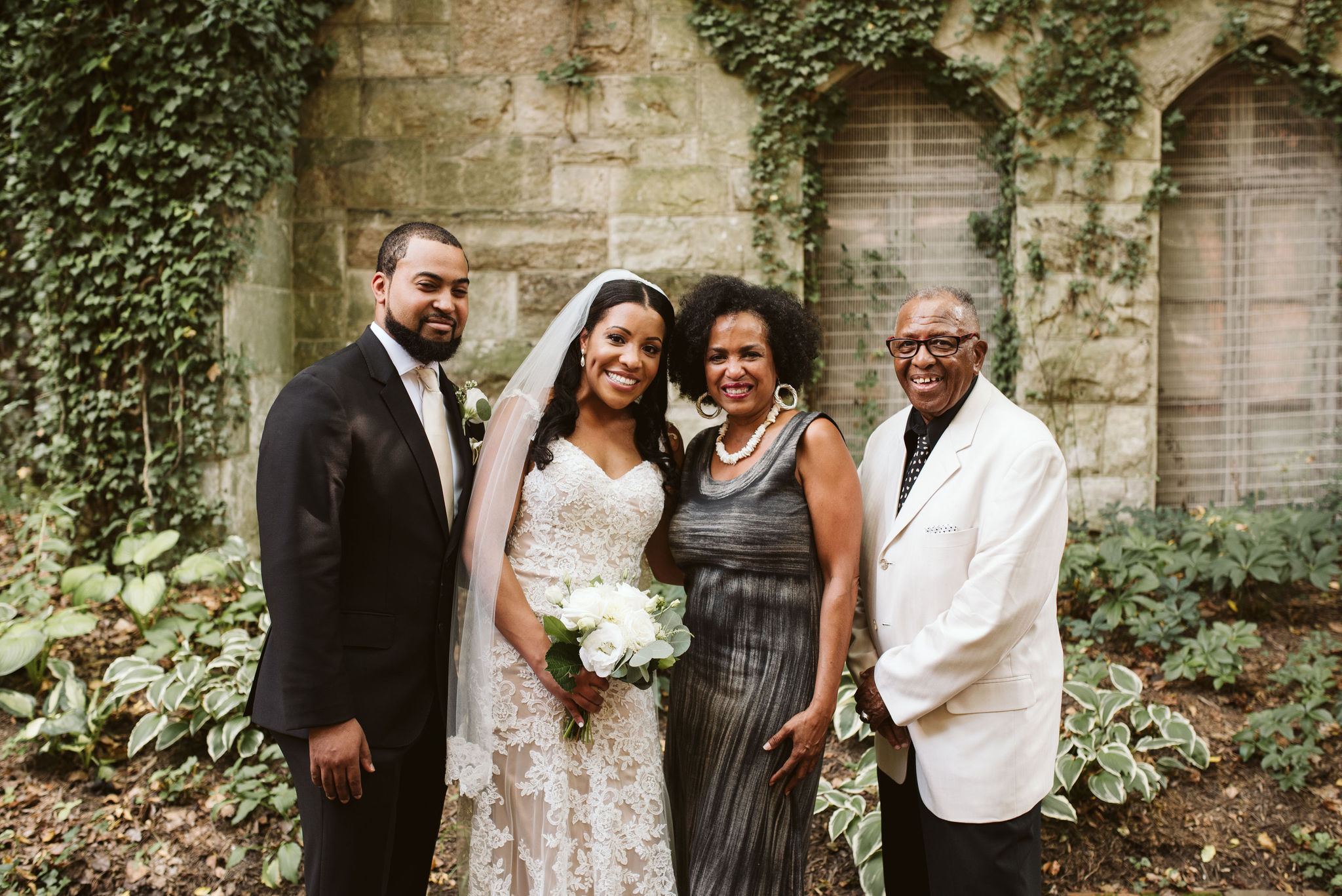 Baltimore, Maryland Wedding Photographer, Mount Vernon, Chase Court, Classic, Outdoor Ceremony, Garden, Romantic, Portrait of Bride and Groom with Family, Ivy Wall 