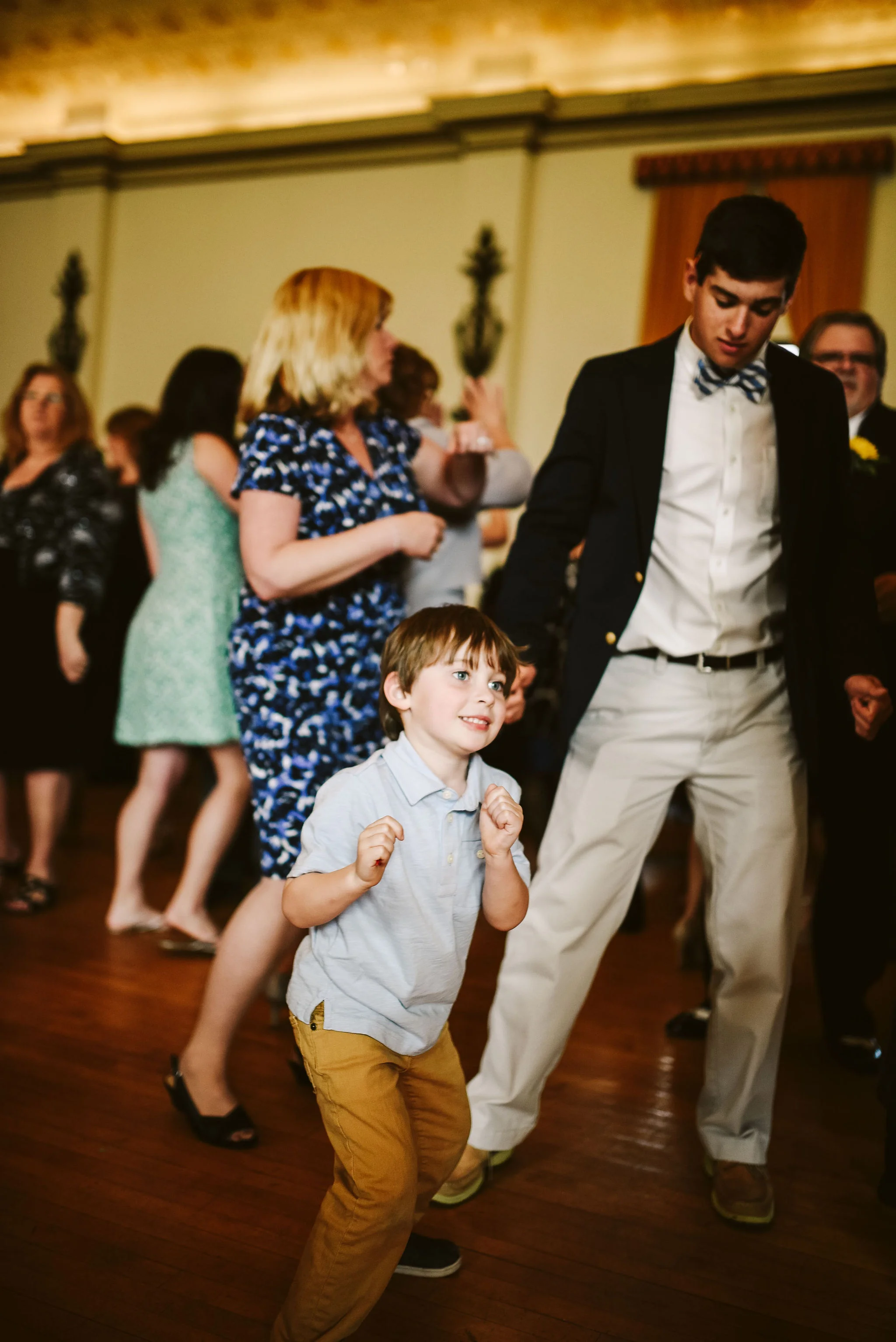 Baltimore, Lithuanian Dance Hall, Maryland Wedding Photographer, Vintage, Classic, 50s Style, Kids Dancing at Reception, Wedding Reception