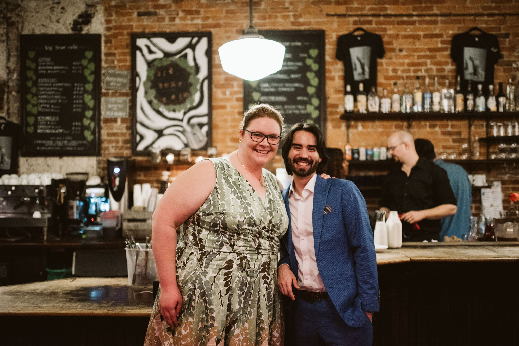  Washington DC, Baltimore Wedding Photographer, Intimate Wedding, Traditional, Classic, Big Bear Cafe, Portrait of Groom with Friend at Reception 