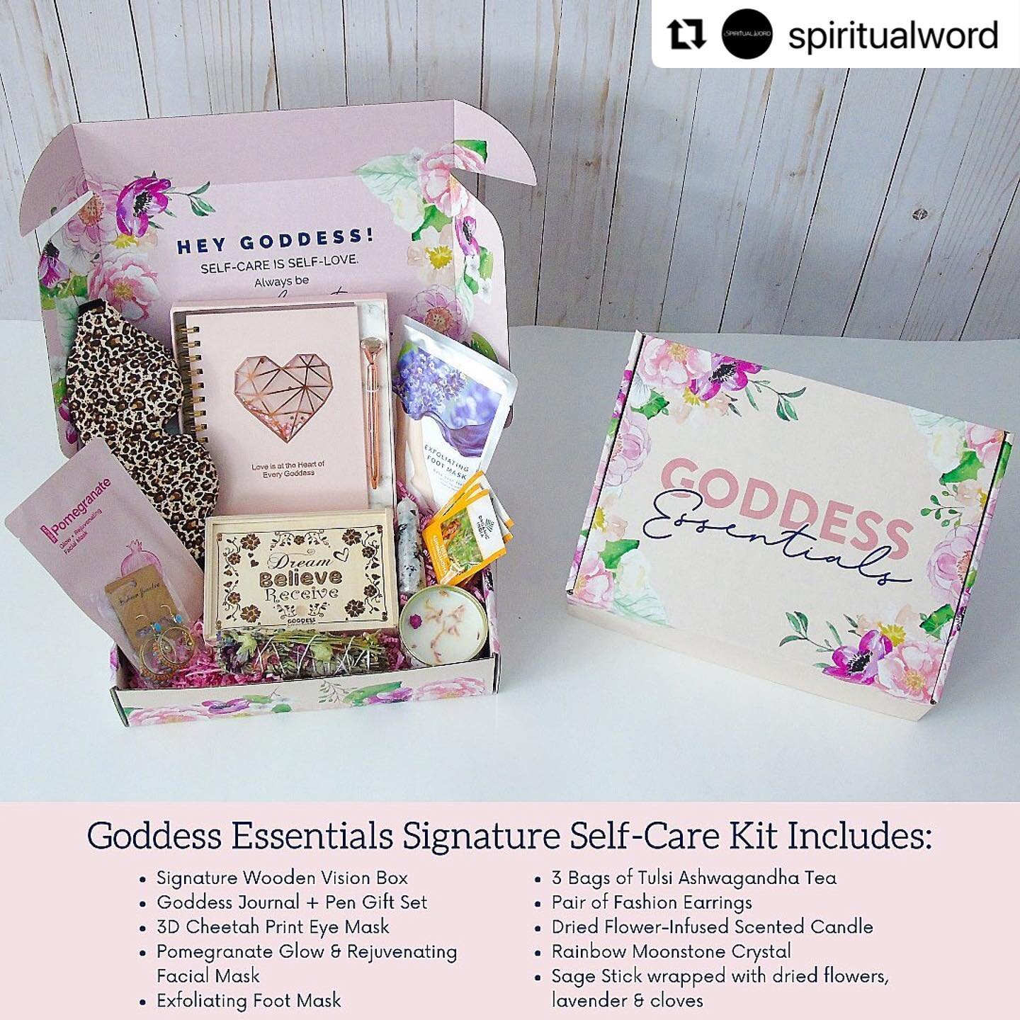 Thank you @spiritualword 🥰💕 #Repost @spiritualword with @make_repost
・・・
#GoddessEssentialsPartner Ladies self-care is a necessity! 💁🏽&zwj;♀️ @goddessessentials.love has all the self-care goodies to enhance your faith, wellness &amp; beauty! And 
