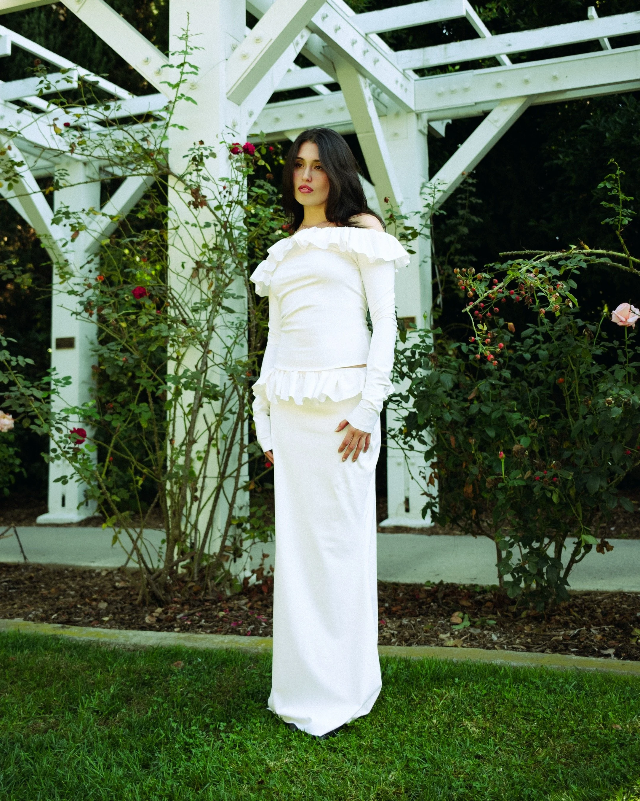 Celia Skirt White