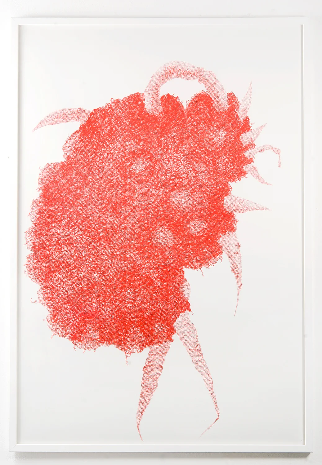 Whurrlitz, wax pencil on paper, (W) 80 x 115cm