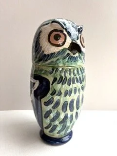 Pylle Søndergaard, ‘Owl With Lid’, ceramic unique piece made of glazed pottery
