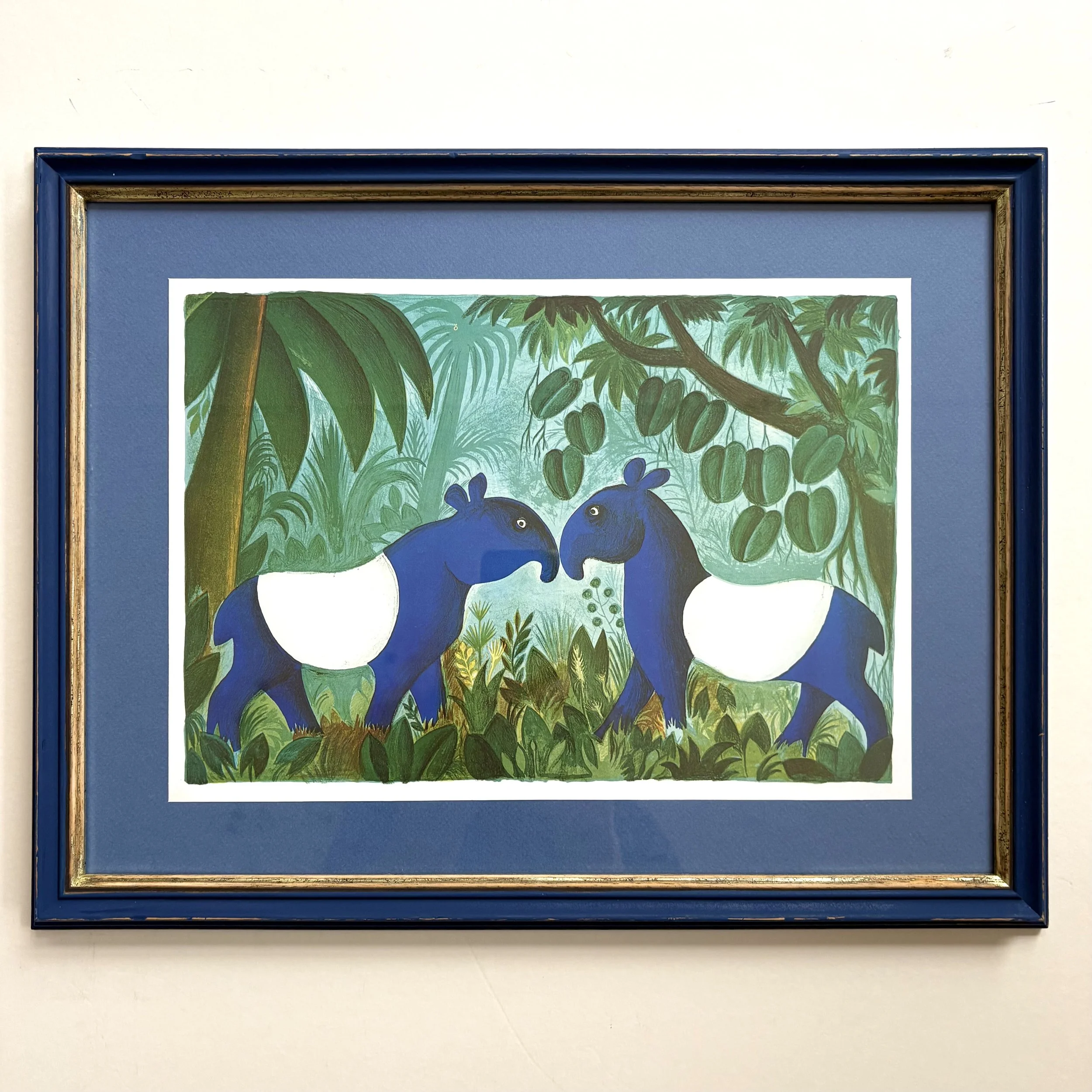 Hans Scherfig, print made in relation to an art book with 28 prints, published in the 1970s