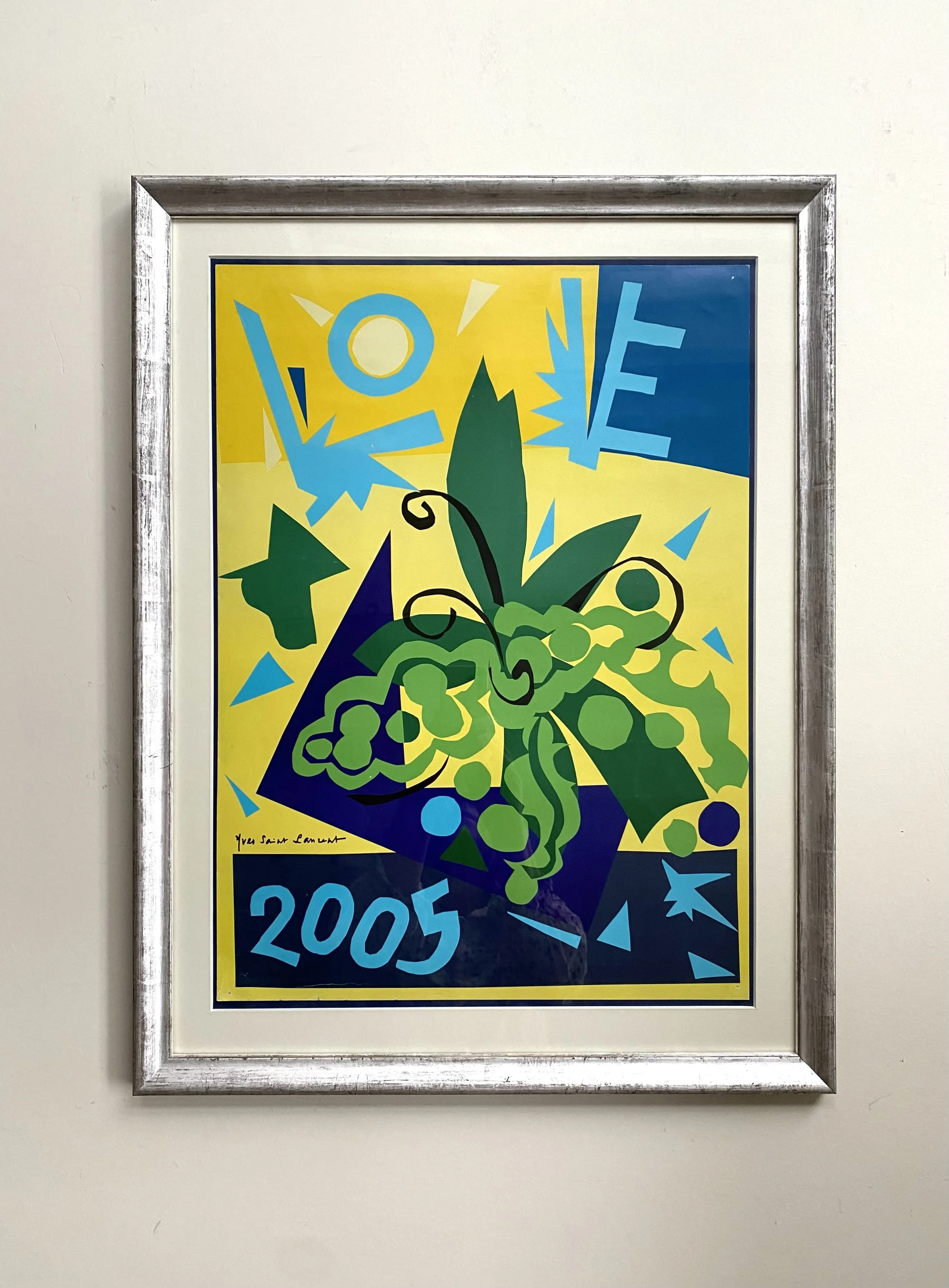 Typography Poster Yves St Laurent Love Posters Yves Saint Laurent