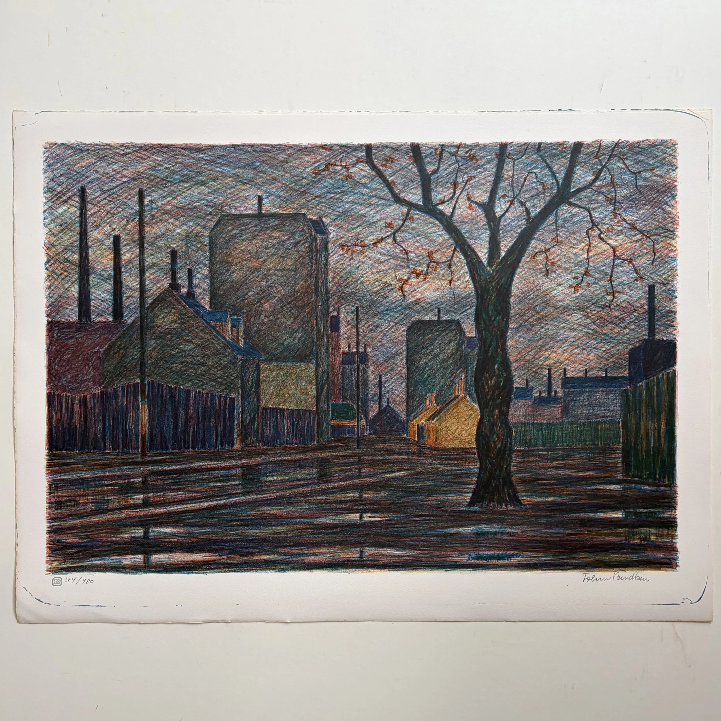 UNFRAMED, Folmer Bendtsen, signed color lithograph