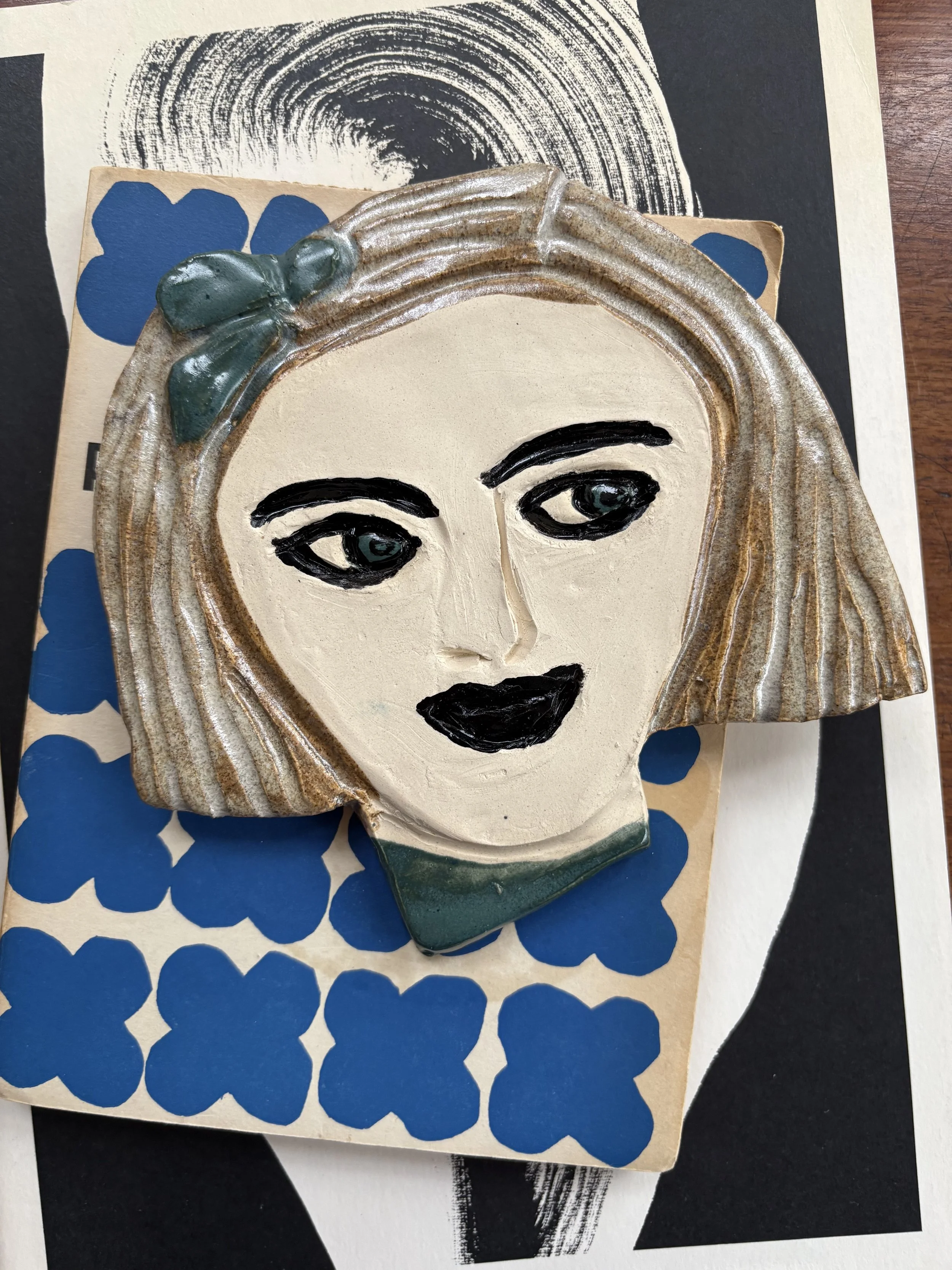 Pylle Søndergaard, stoneware "Girls head"