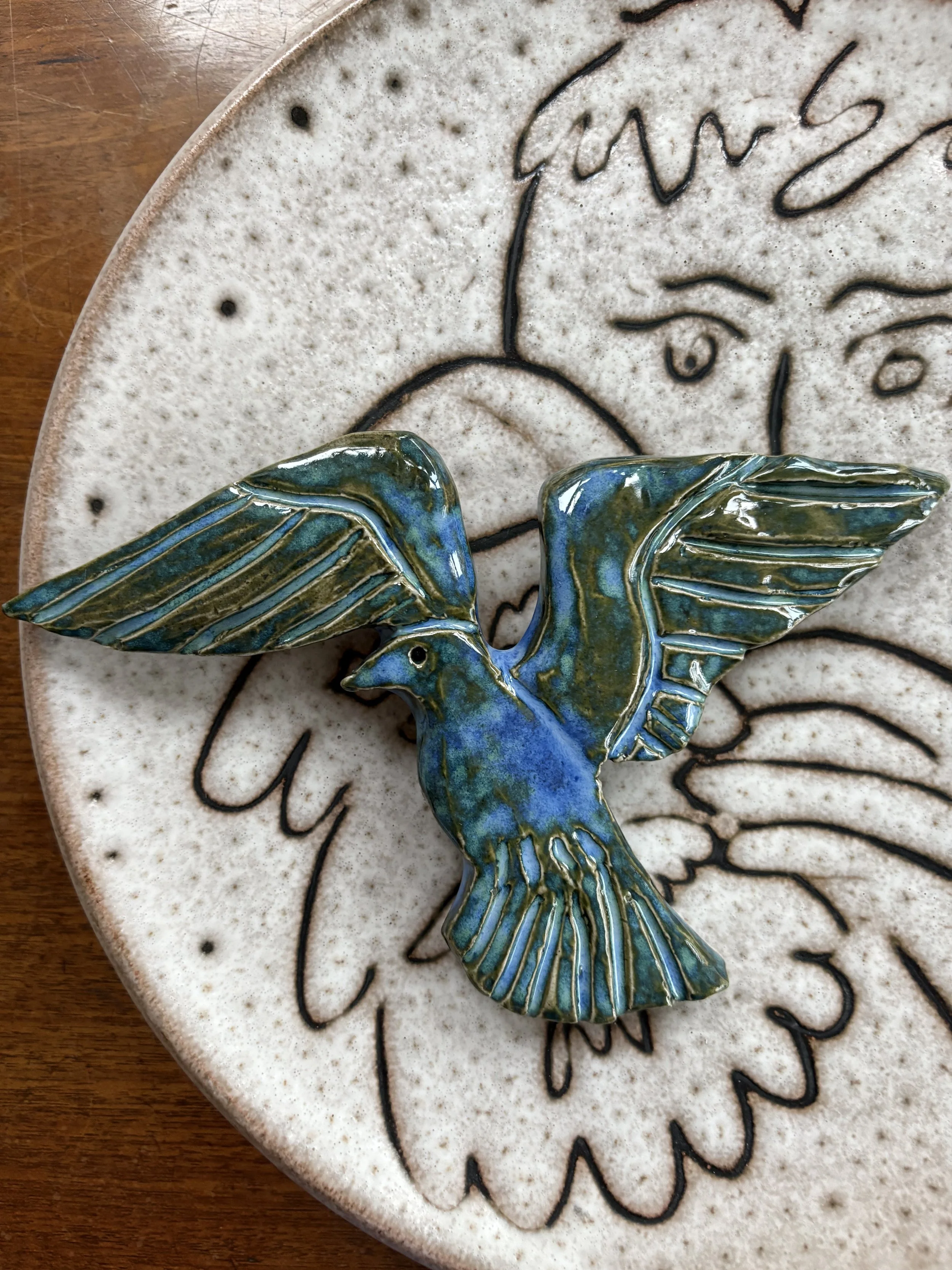Pylle Søndergaard, stoneware "Small dove"