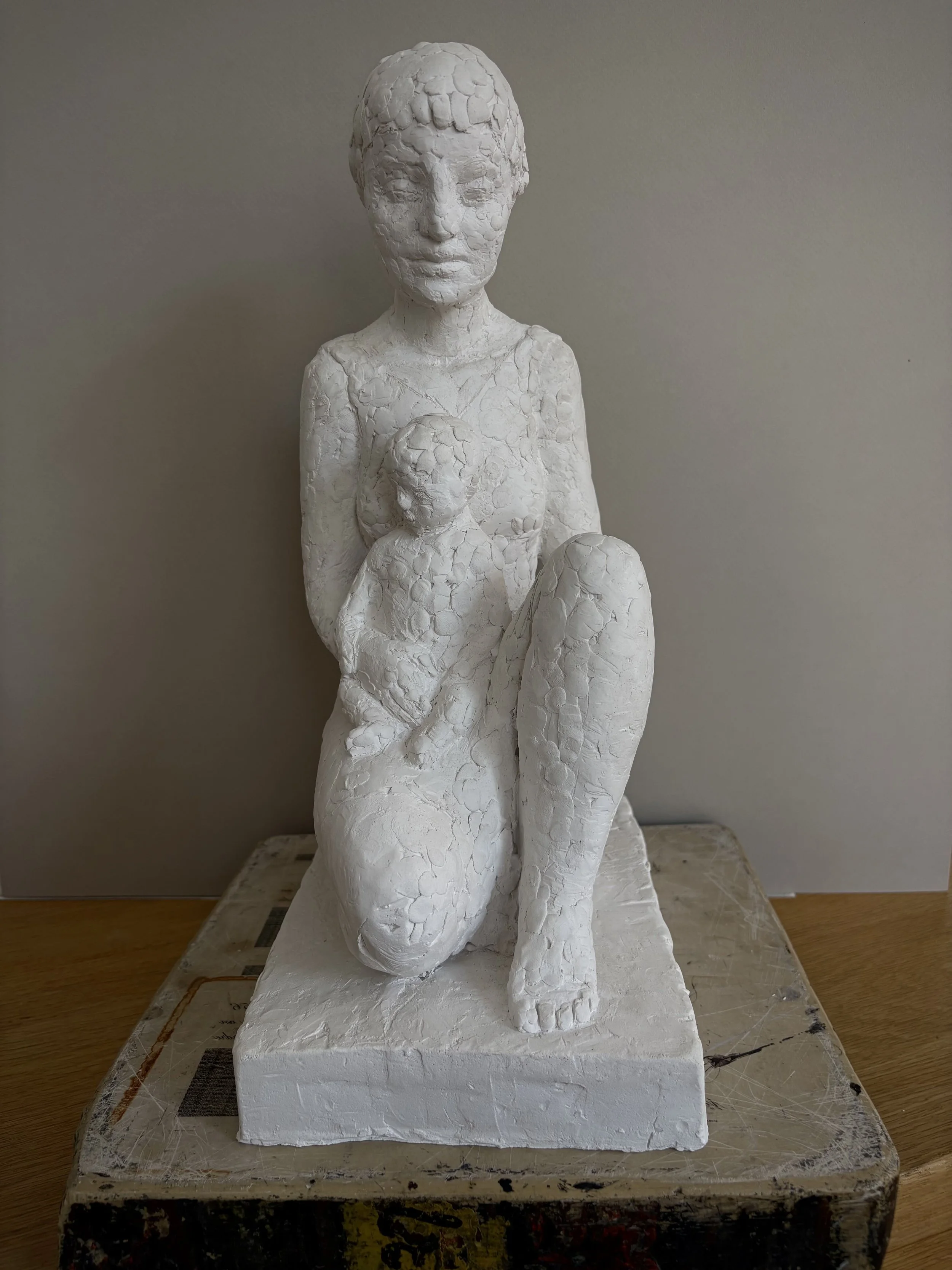 Hanne Varming, plaster cast ‘Kneeling mother’, large figure
