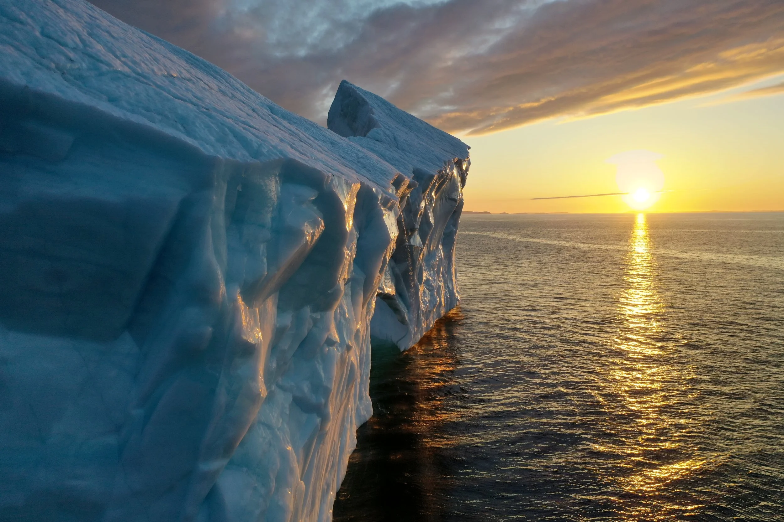 Iceberg Sunset