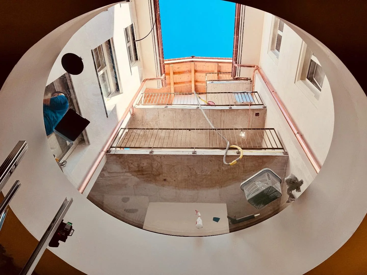 Oblicht &uuml;ber dem Bistro im neuen Restaurant Sch&uuml;tzenstube.🌞