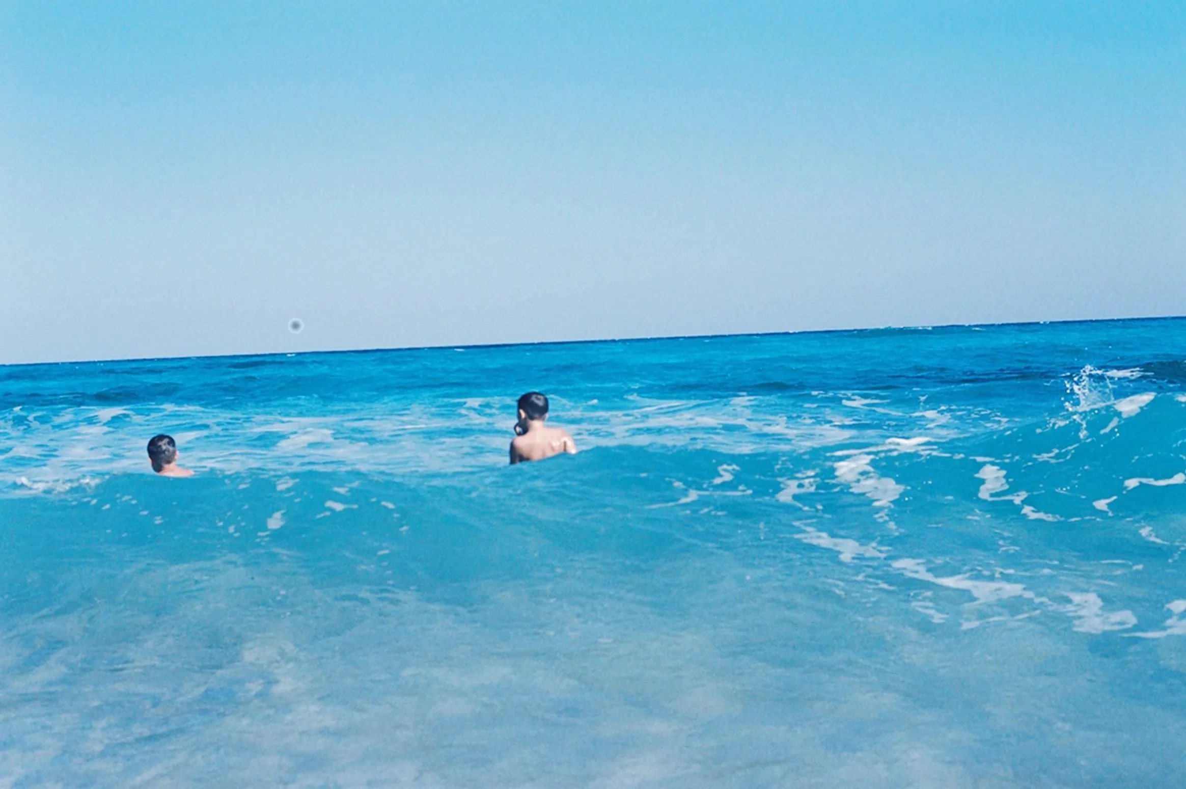 Ancient Swim, Photograph from the publication Lost Time, Aphrodite Beach, Mousse Publication, Italy, 2024.