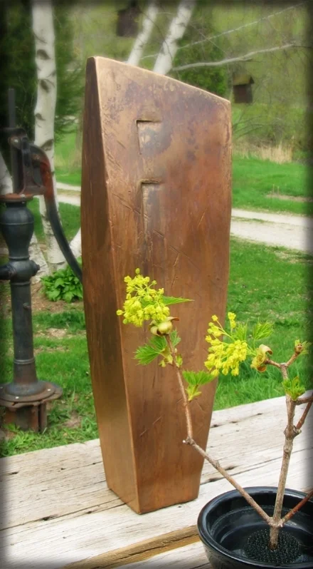 modern-bronze-cremation-urn-sculptor-David-Orth-title-Watchtower.jpg