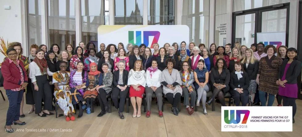 Meeting of W7 - Feminist visions for the G7 in Ottawa 2018.