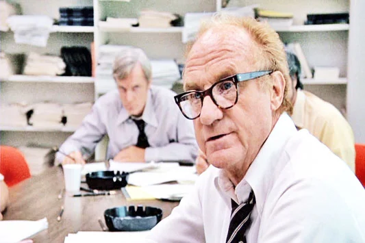 As a journalist, I didn't even come close to Woodward and Bernstein, but I did once work for one of their Watergate editors, Harry Rosenfeld, who was played in "All The President's Men" by Jack Warden, above. 