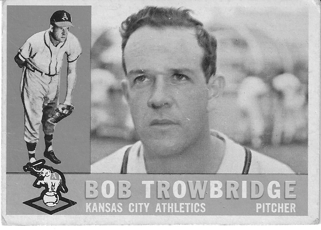 "Trow" was 13-13 in his major league career, including 7-5 in the Braves' 1957 world championship season. He was later traded to Kansas City.