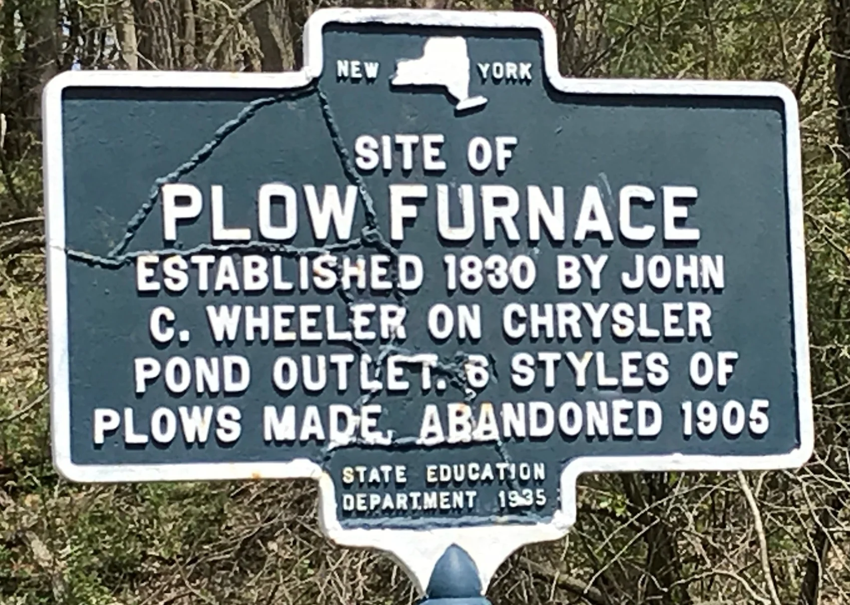 27 features a Plowman's Tale: The area was mined for iron for agricultural purposes.