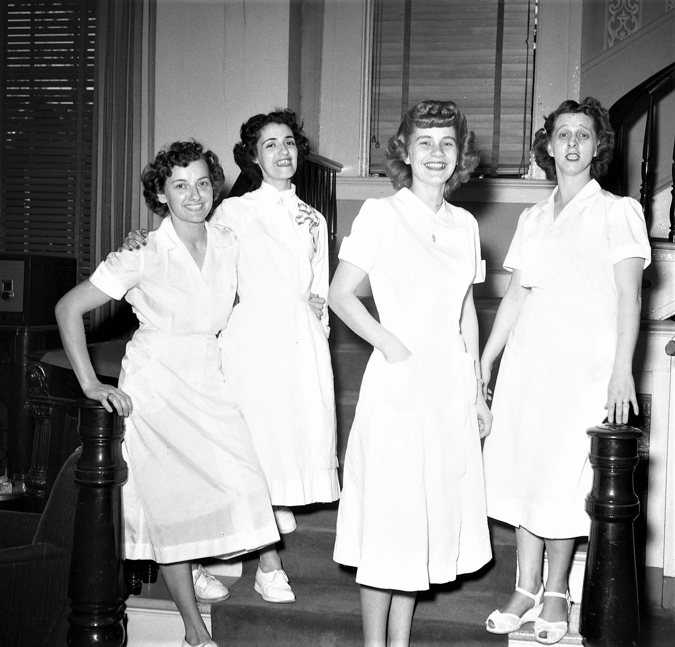 Waitresses in the 1950s
