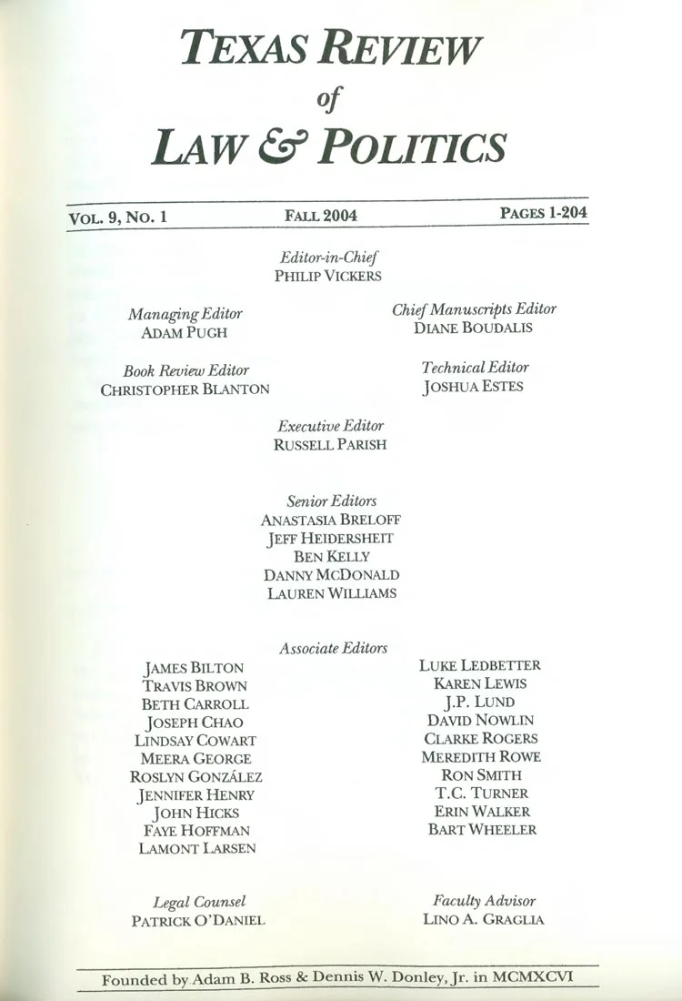 Vol 9 No 1