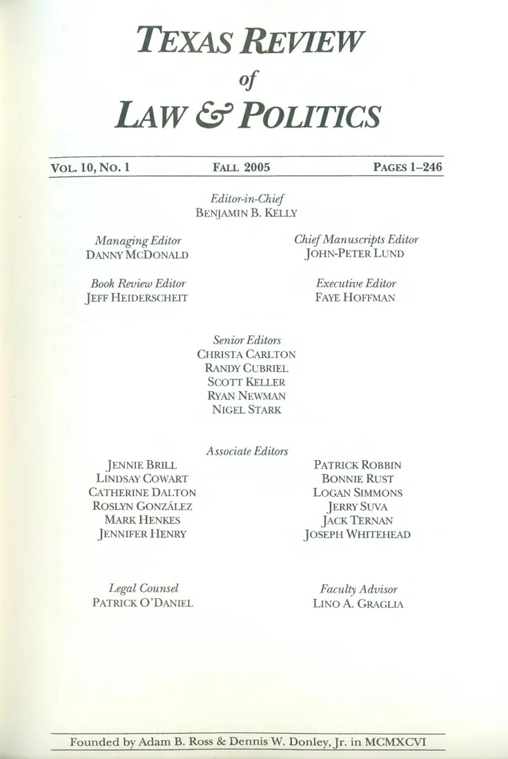 Vol 10 No 1