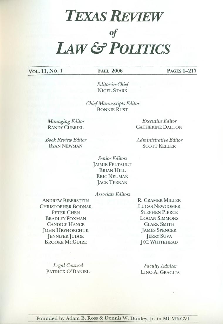 Vol 11 No 1