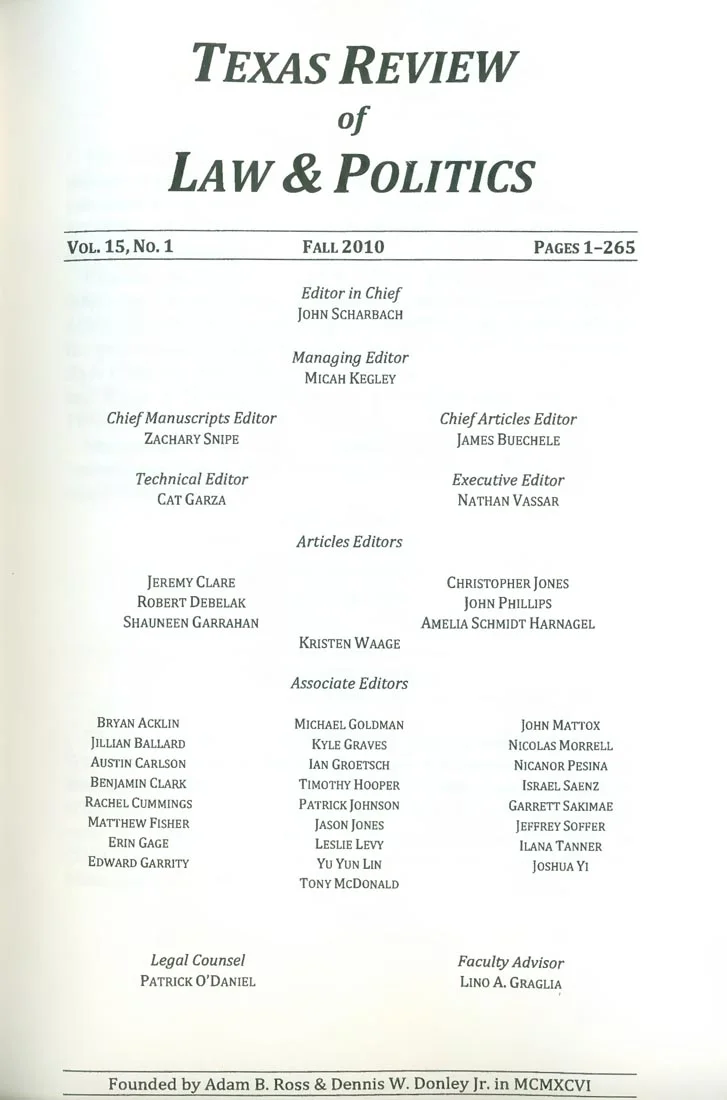 Vol 15 No 1