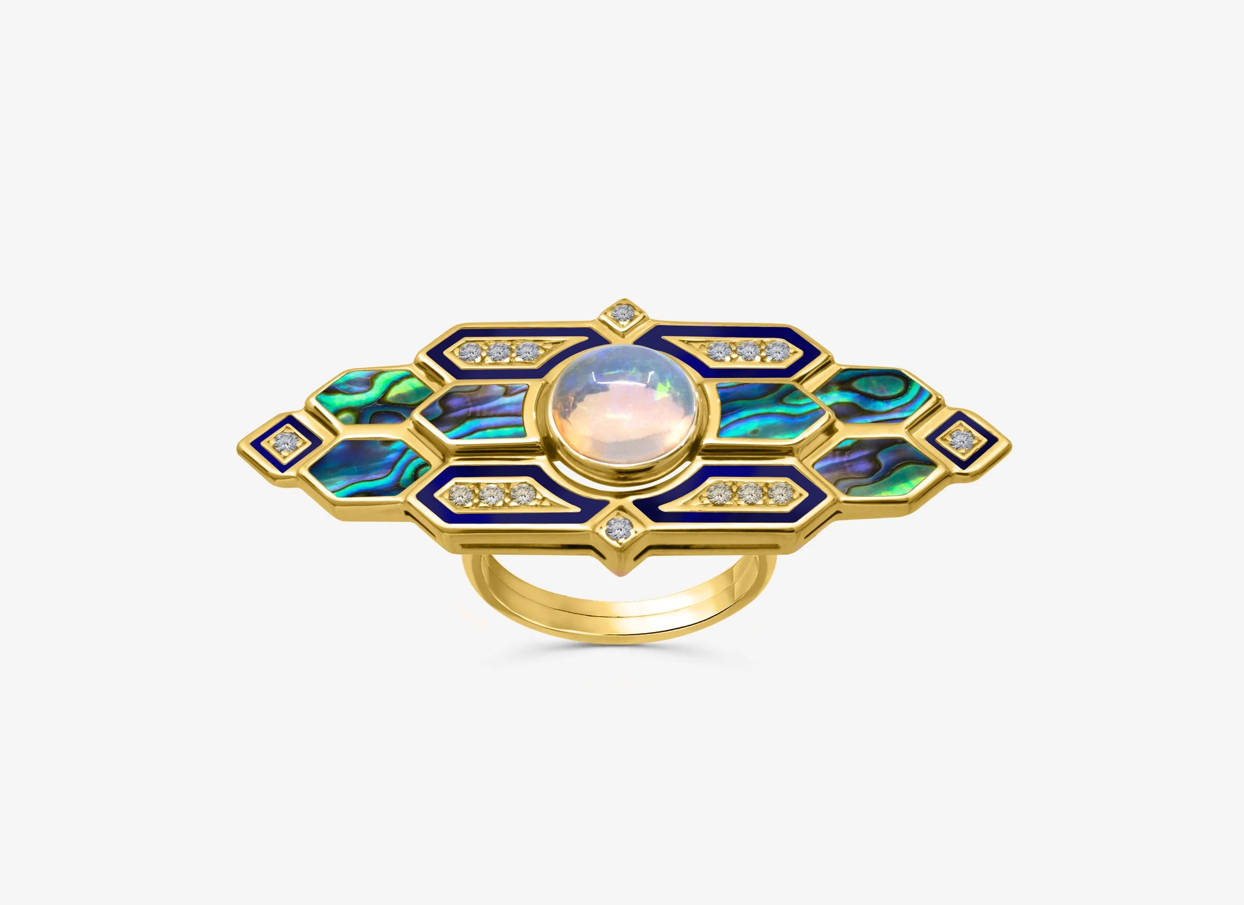 PERSTA bague or 18 carats étique