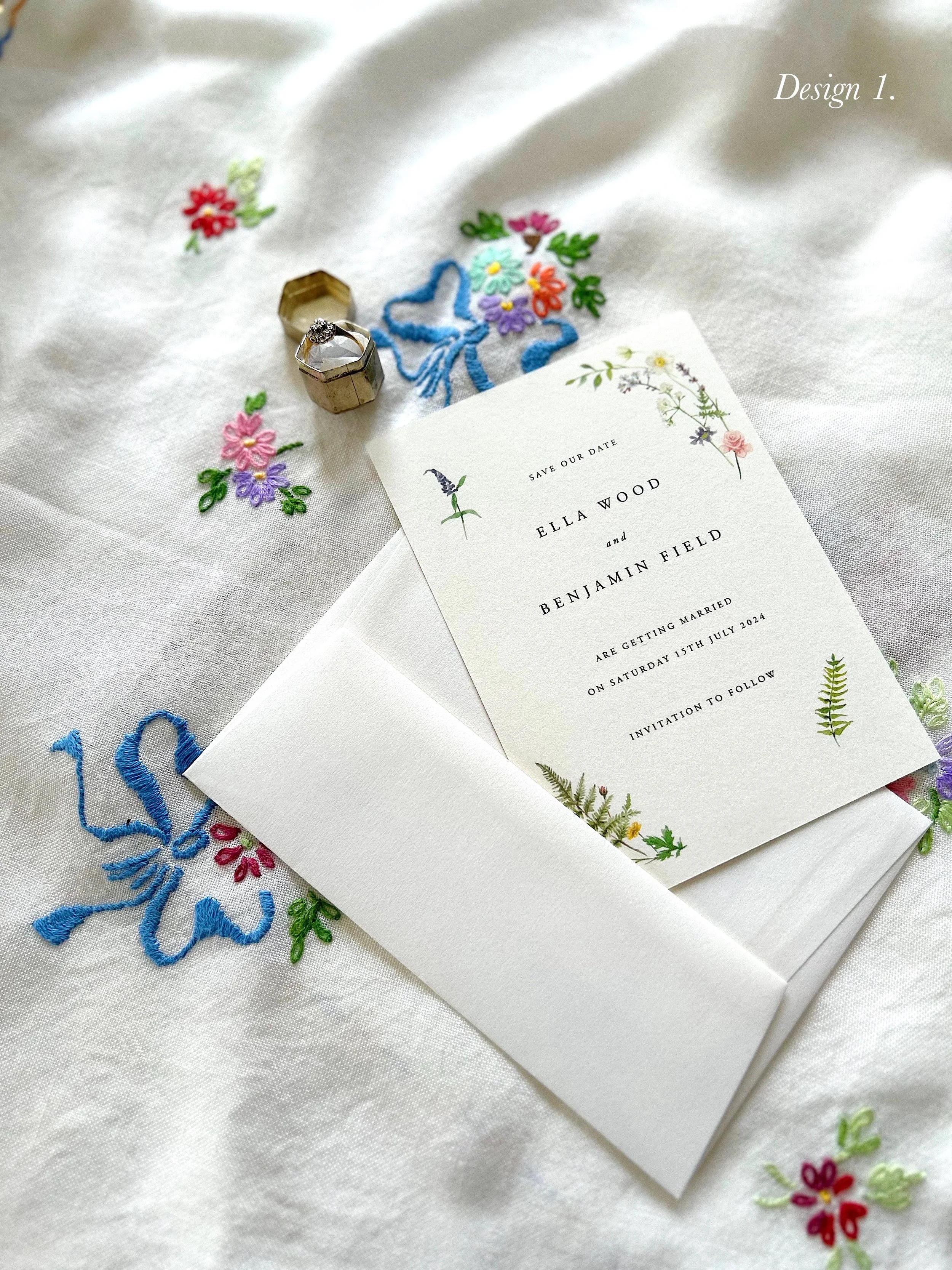 Cottage Core Wedding Stationery UK