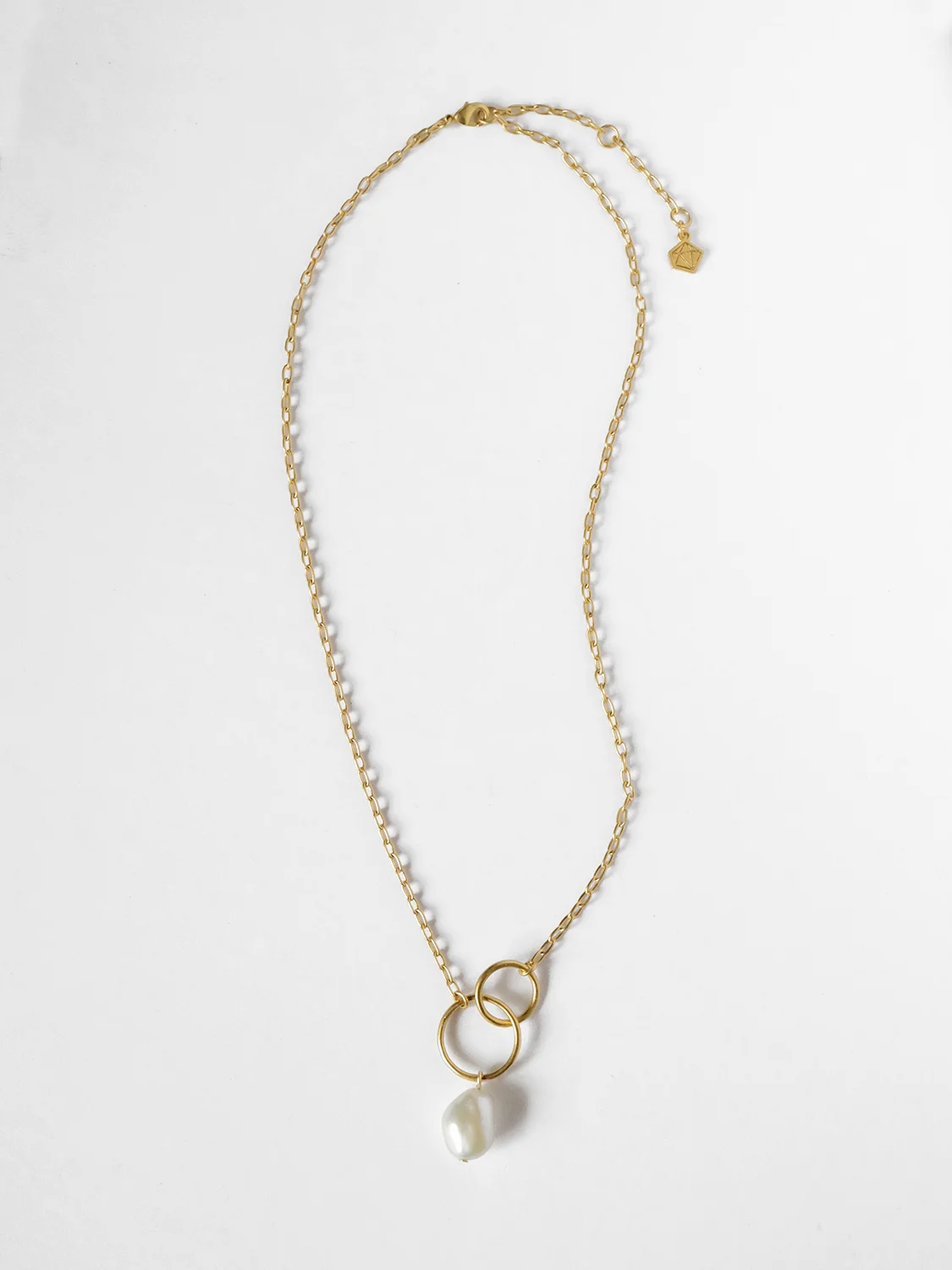 Baroque Pearl Necklace by Sara Golden Jewelry