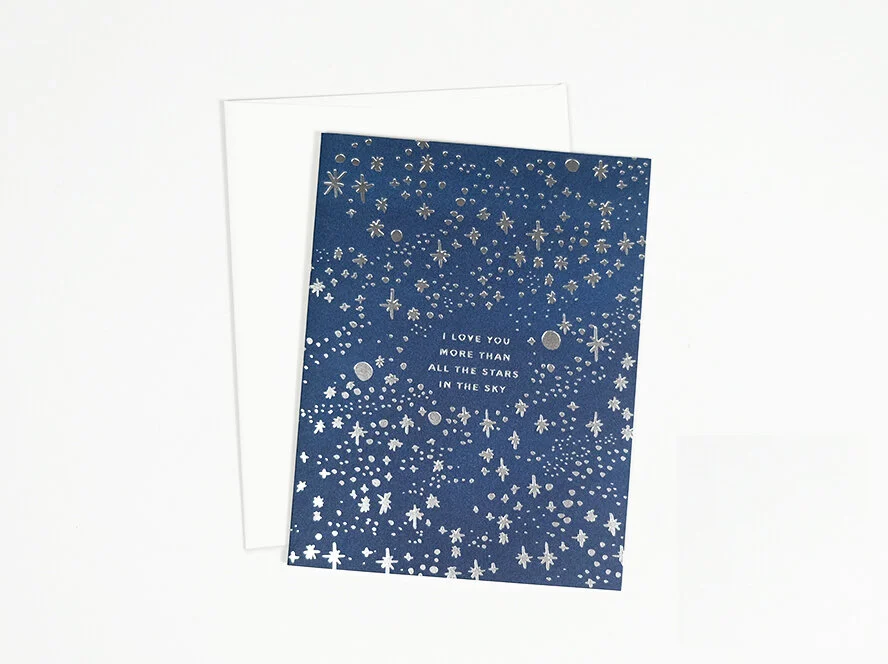 "Stars in the Sky" Card