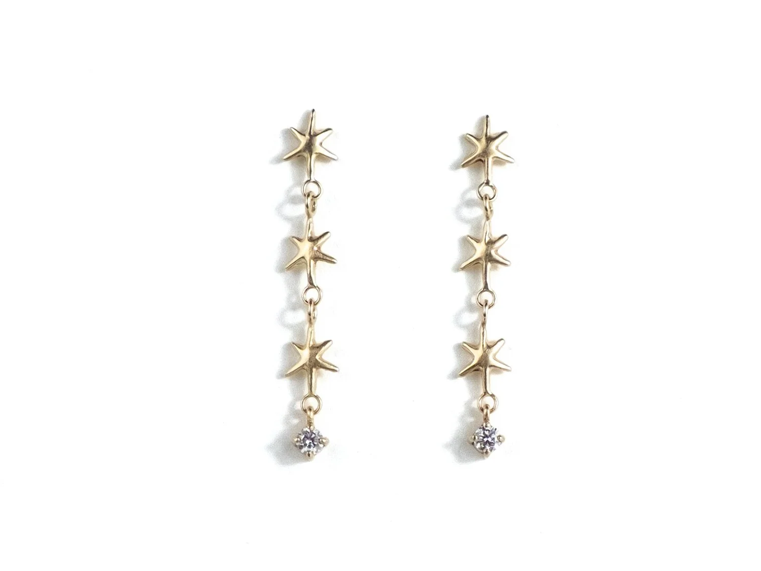Diamond Starfall Earrings