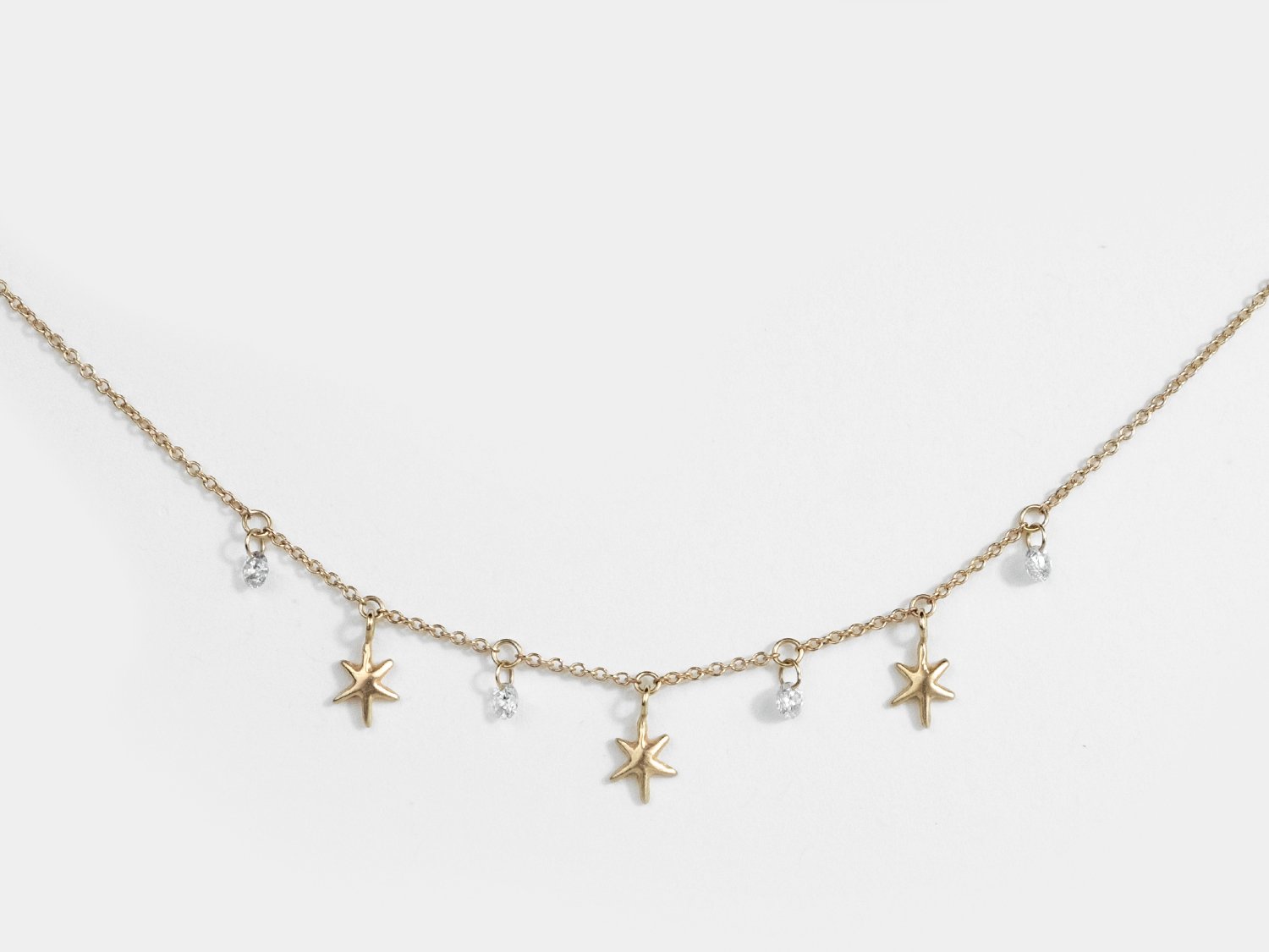 Diamond Starfall Necklace